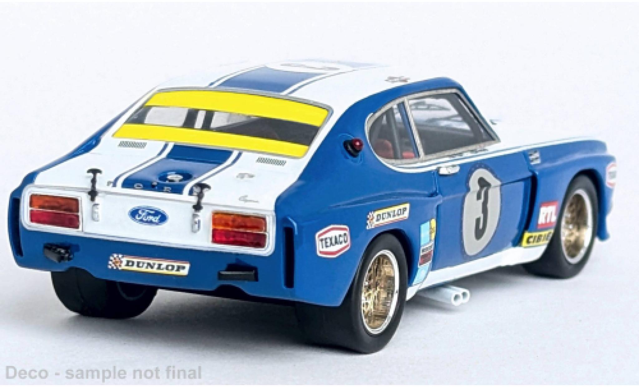 Ford Capri 1/43 Trofeu 2600 LW 24h Spa Francorchamps 1973 #3 1:43 diecast model cars