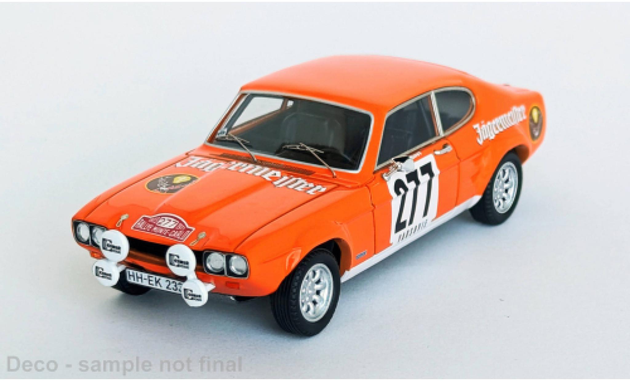 Ford Capri 1/43 Trofeu 2600 Rally Monte Carlo 1973 #277 1:43 diecast model cars