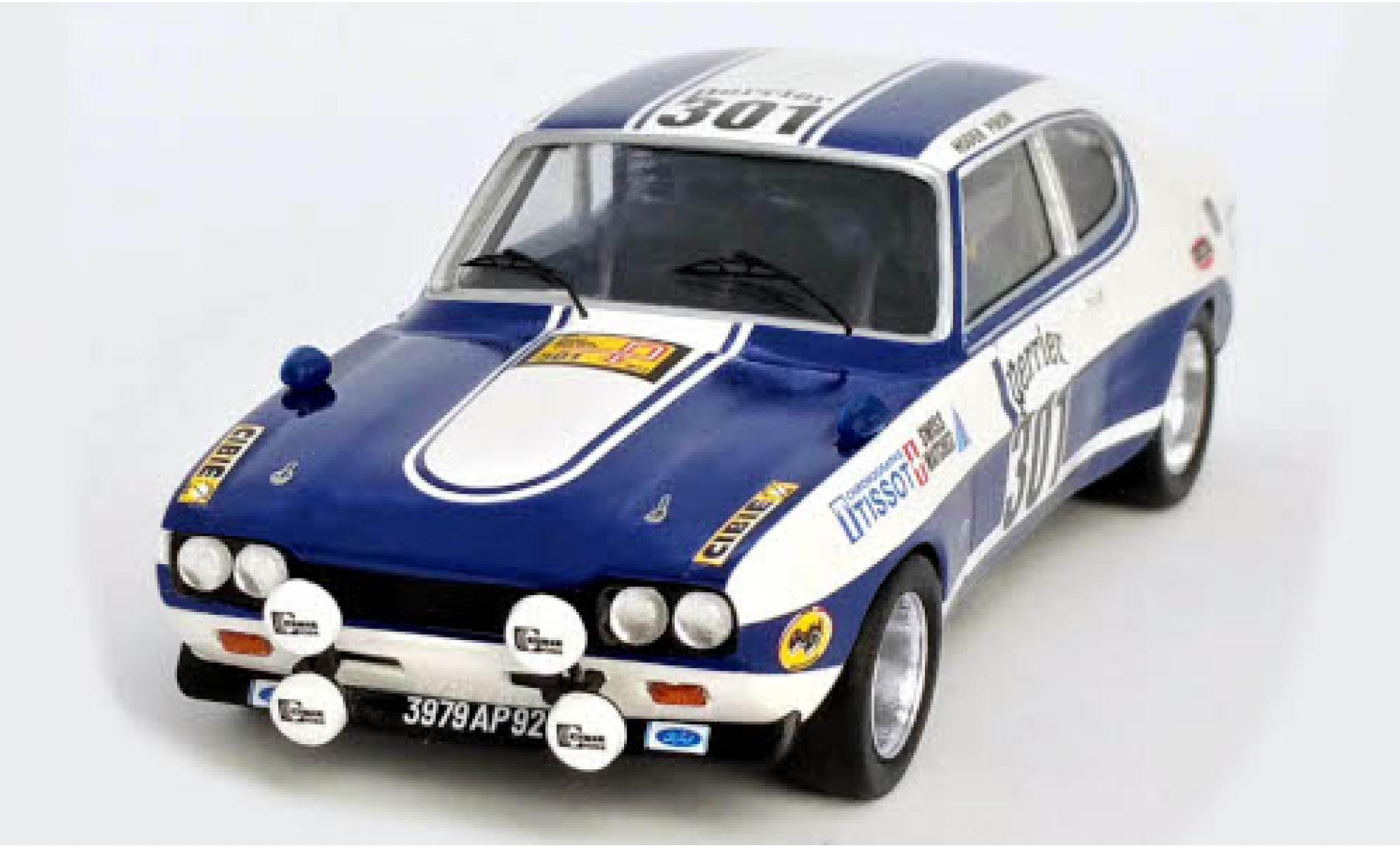 Ford Capri 1/43 Trofeu 2600 RS No.301 Rally WM Tour Auto 1972 J.Hoden/D.Pironi diecast model cars