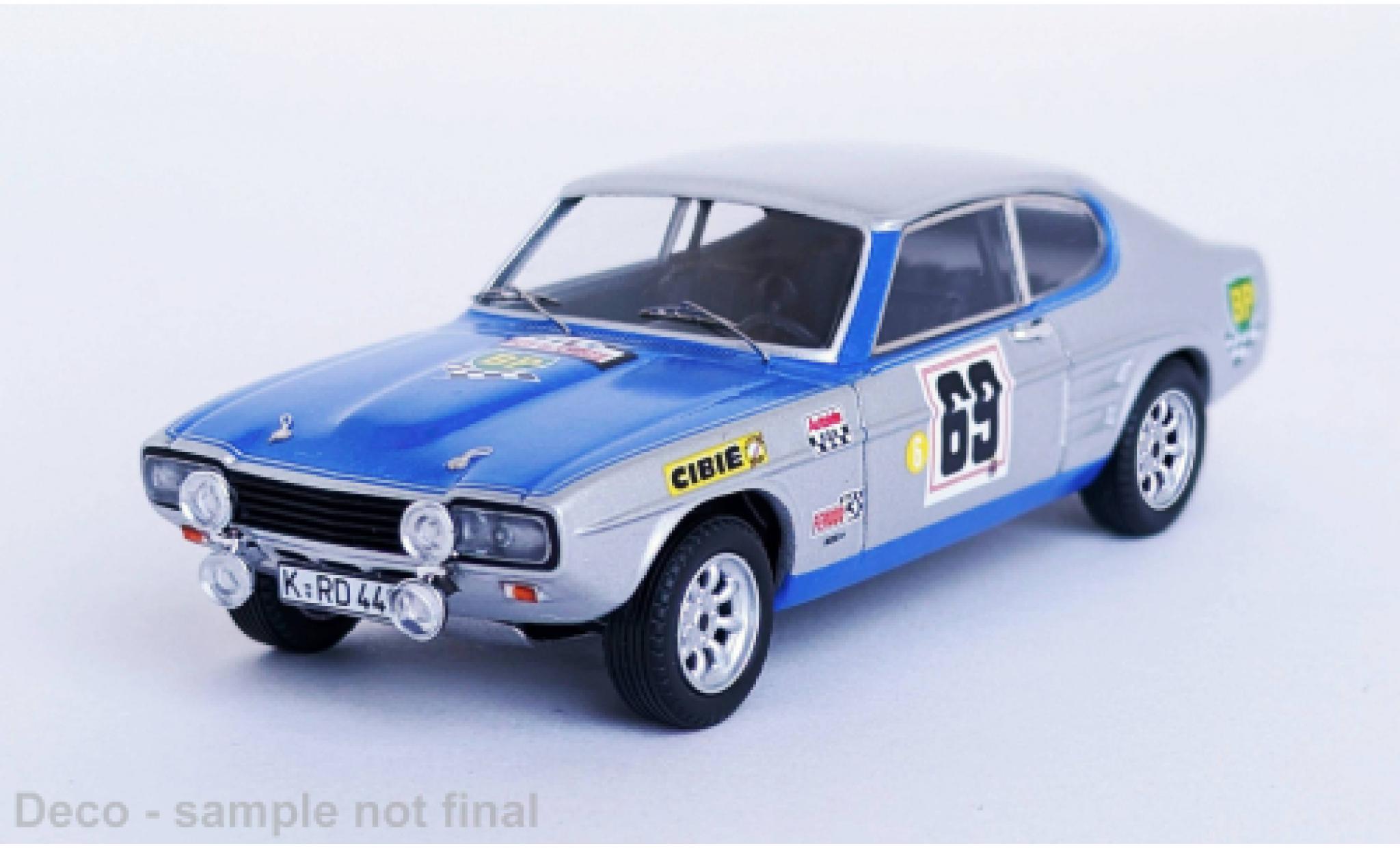 Ford Capri 1/43 Trofeu 2600 Tour de Corse 1969 #69 1:43 diecast model cars