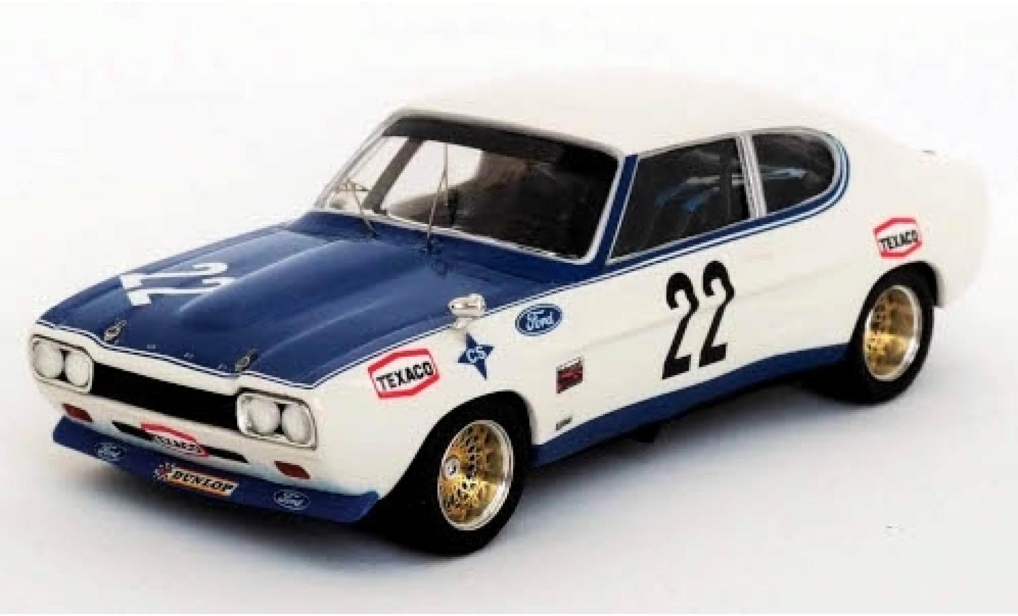 Ford Capri 1/43 Trofeu MK I 2600 RS No.22 Villa Real 1972 J.Mesia diecast model cars