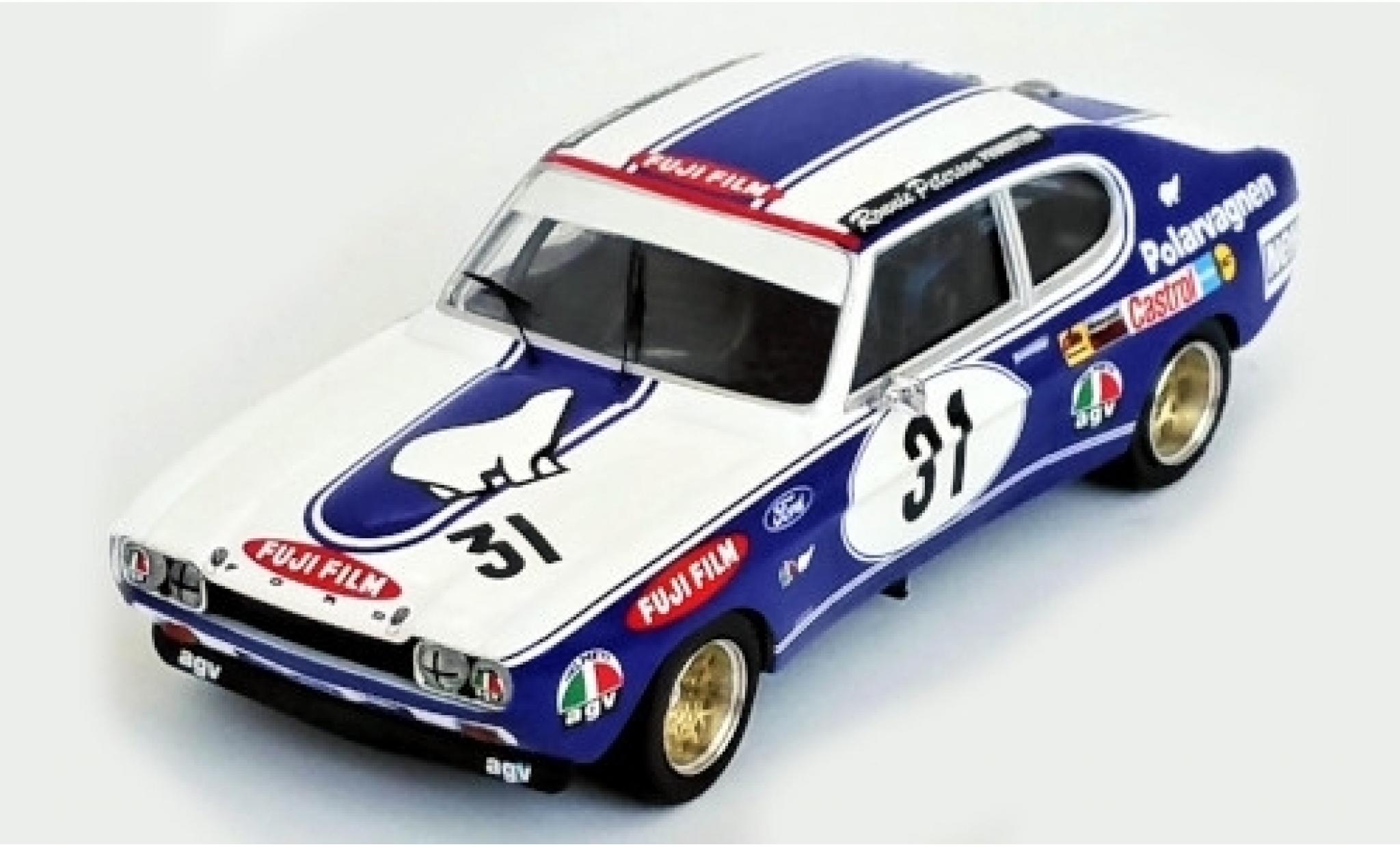 Ford Capri 1/43 Trofeu MK I RS 2600 No.31 Mantorp Park 1972 R.Peterson diecast model cars