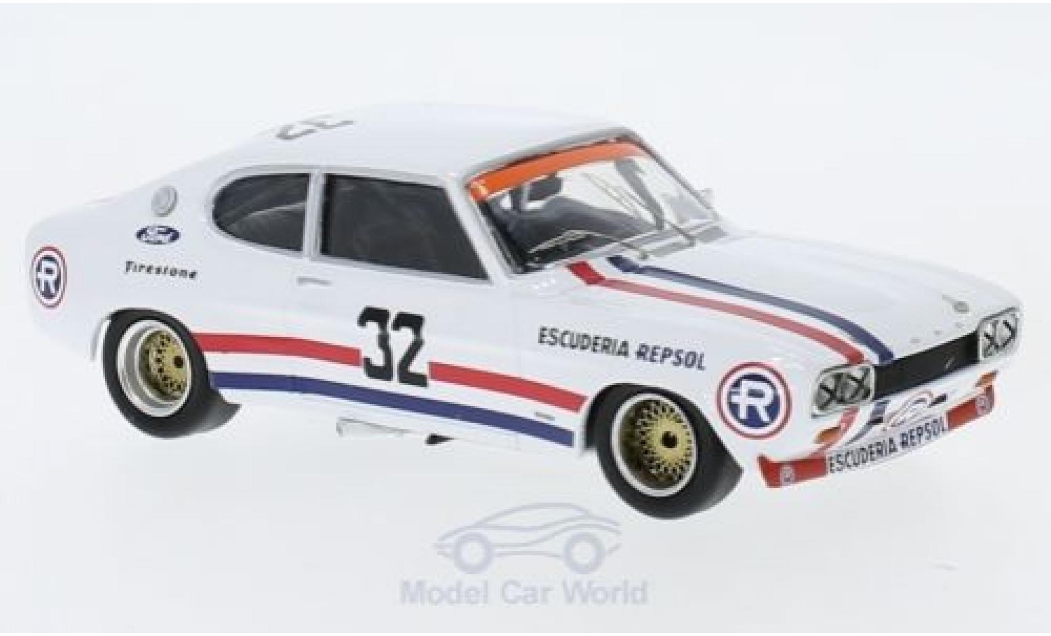 Ford Capri 1/43 Trofeu MK I RS 2600 No.32 Vila Real 1972 R.Gimenez diecast model cars