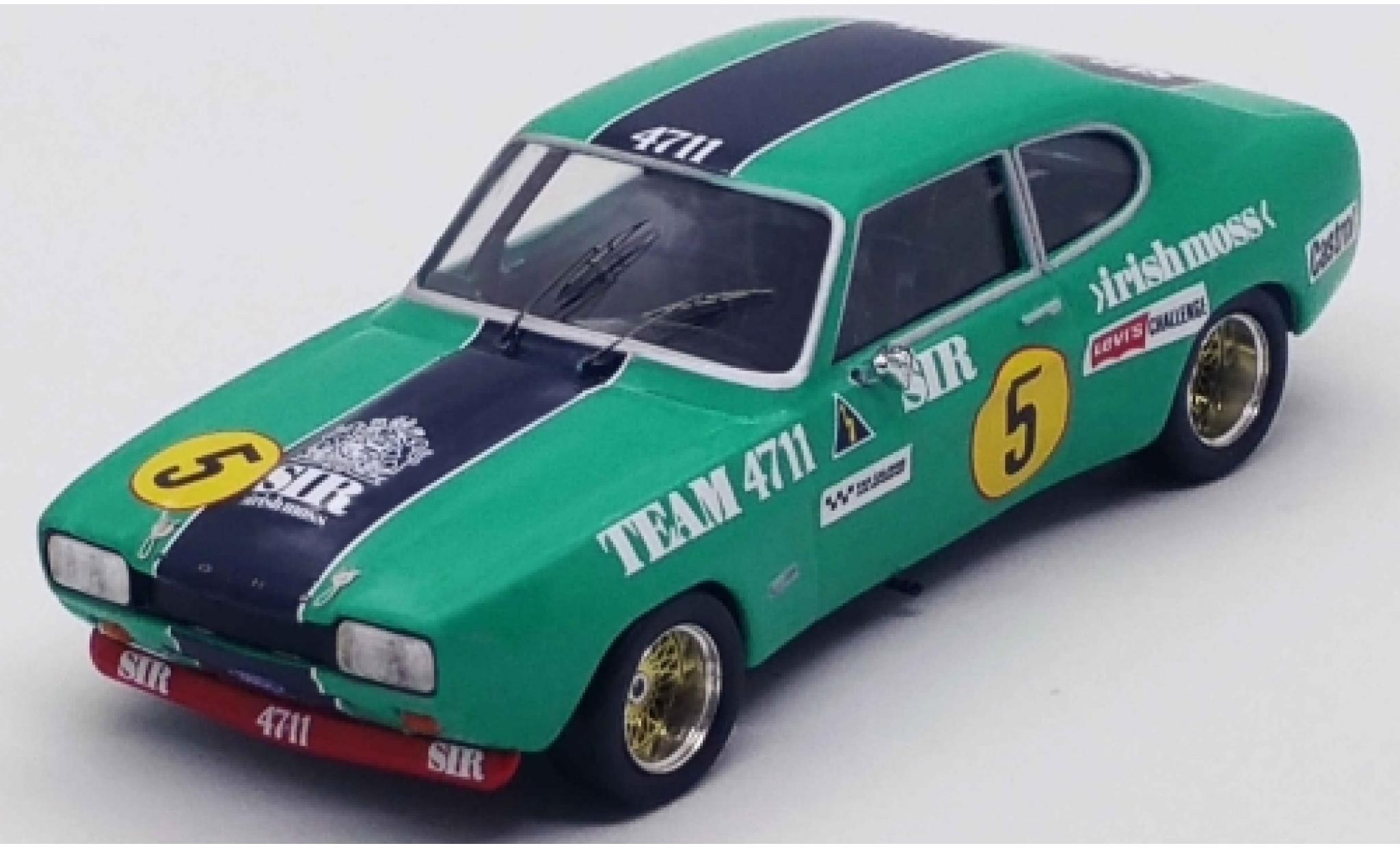 Ford Capri 1/43 Trofeu MK I RS 2600 No.5 Team 4711 Sir irishmoss 4711 4H Zandvoort 1972 N.Chiotakis/C.Bourgoignie diecast model cars