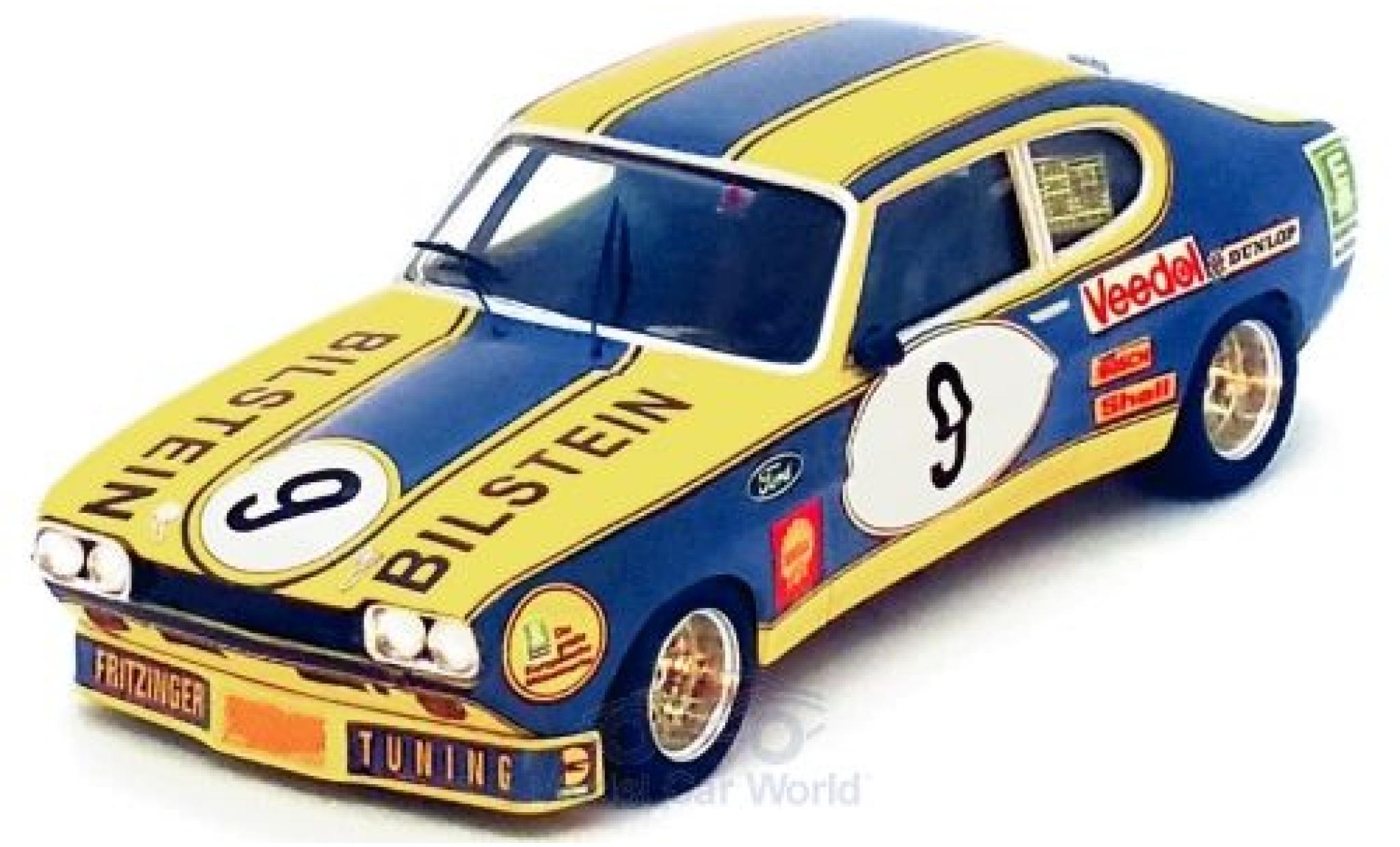 Ford Capri 1/43 Trofeu MK I RS 2600 No.9 Bilstein 6h N&uuml;rburgring 1973 K.Fritzinger/H.Heyer diecast model cars