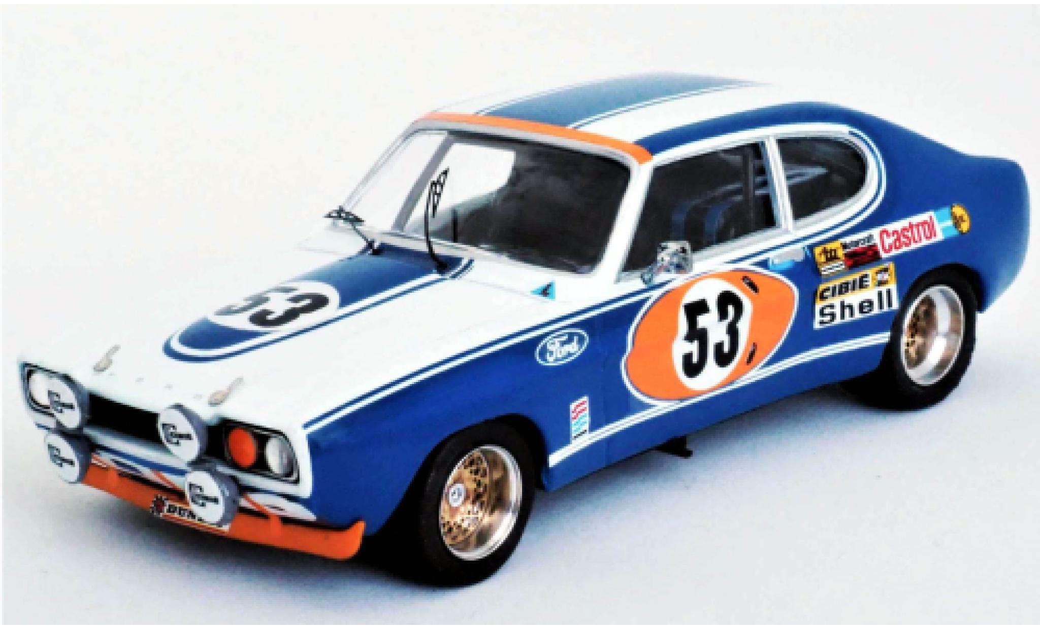 Ford Capri 1/43 Trofeu MkI 2600 RS No.53 Motor Company Deutschland 24h Le Mans 1972 J.Mass/H-J.Stuck diecast model cars
