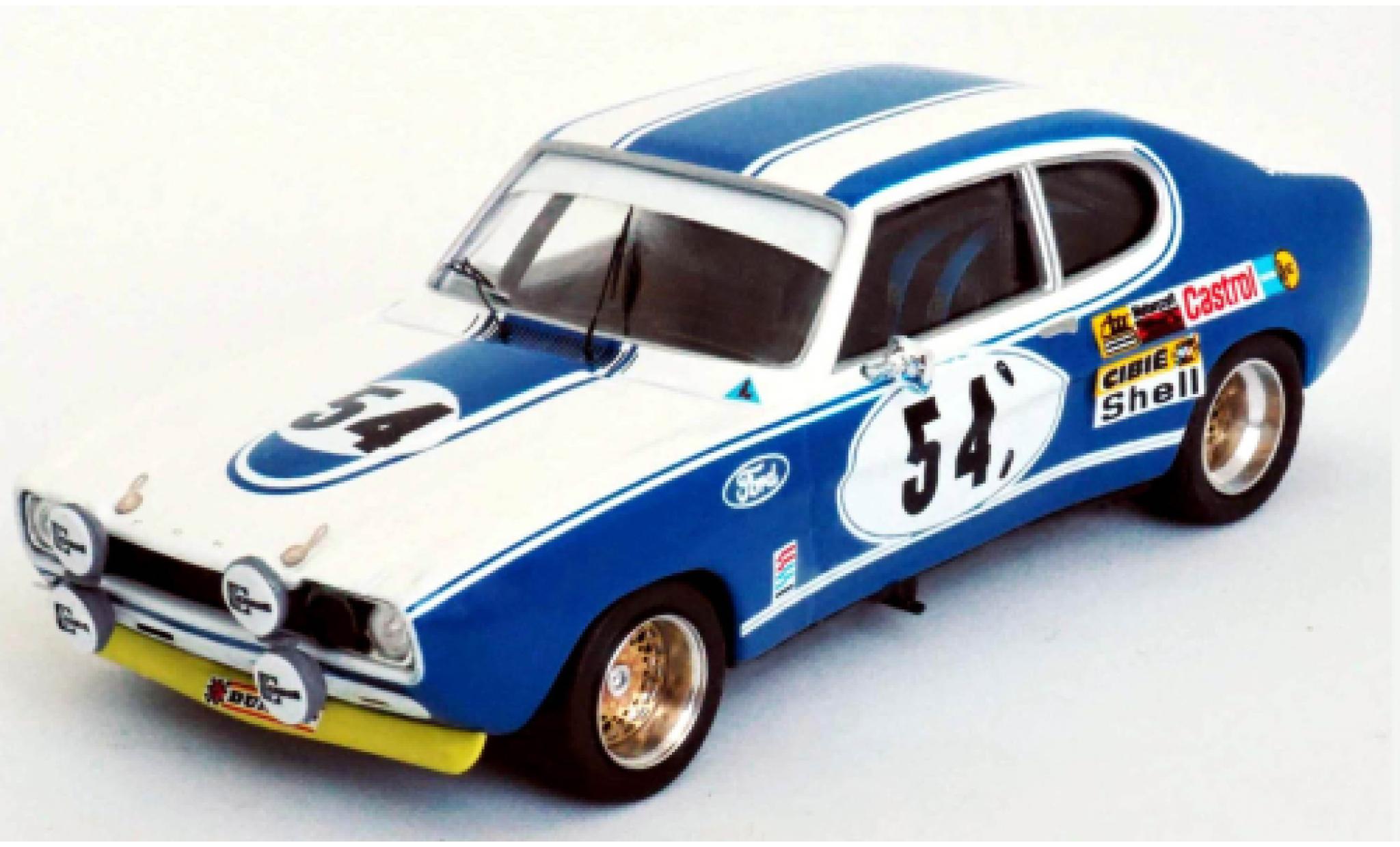 Ford Capri 1/43 Trofeu MkI 2600 RS No.54 Motor Company Deutschland 24h Le Mans 1972 G.Birrell/C.Bourgoignie diecast model cars