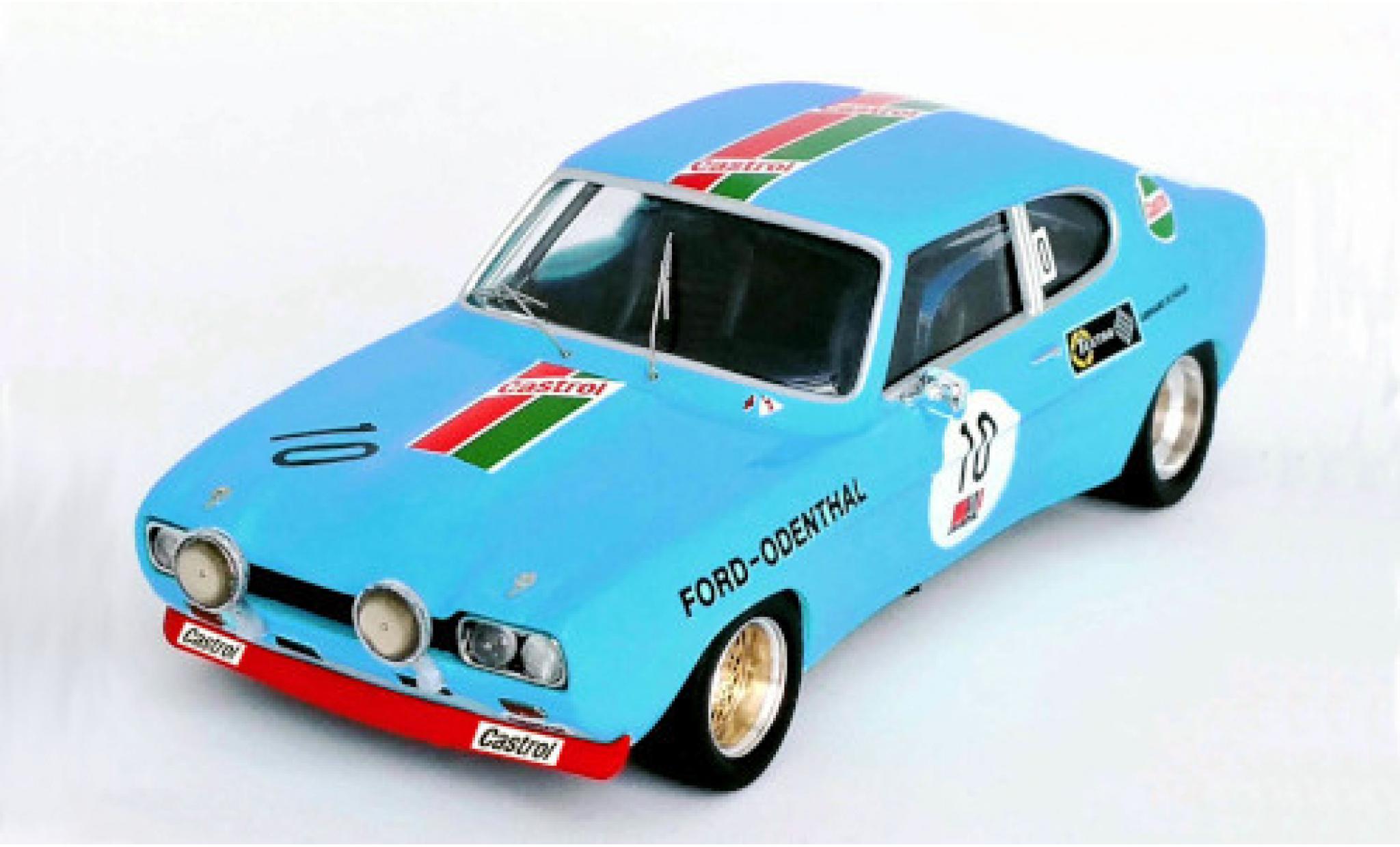 Ford Capri 1/43 Trofeu MkI RS 2600 No.10 -Odenthal 24h N&uuml;rburgring 1972 W.Odenthal/G.Sch&uuml;ler diecast model cars