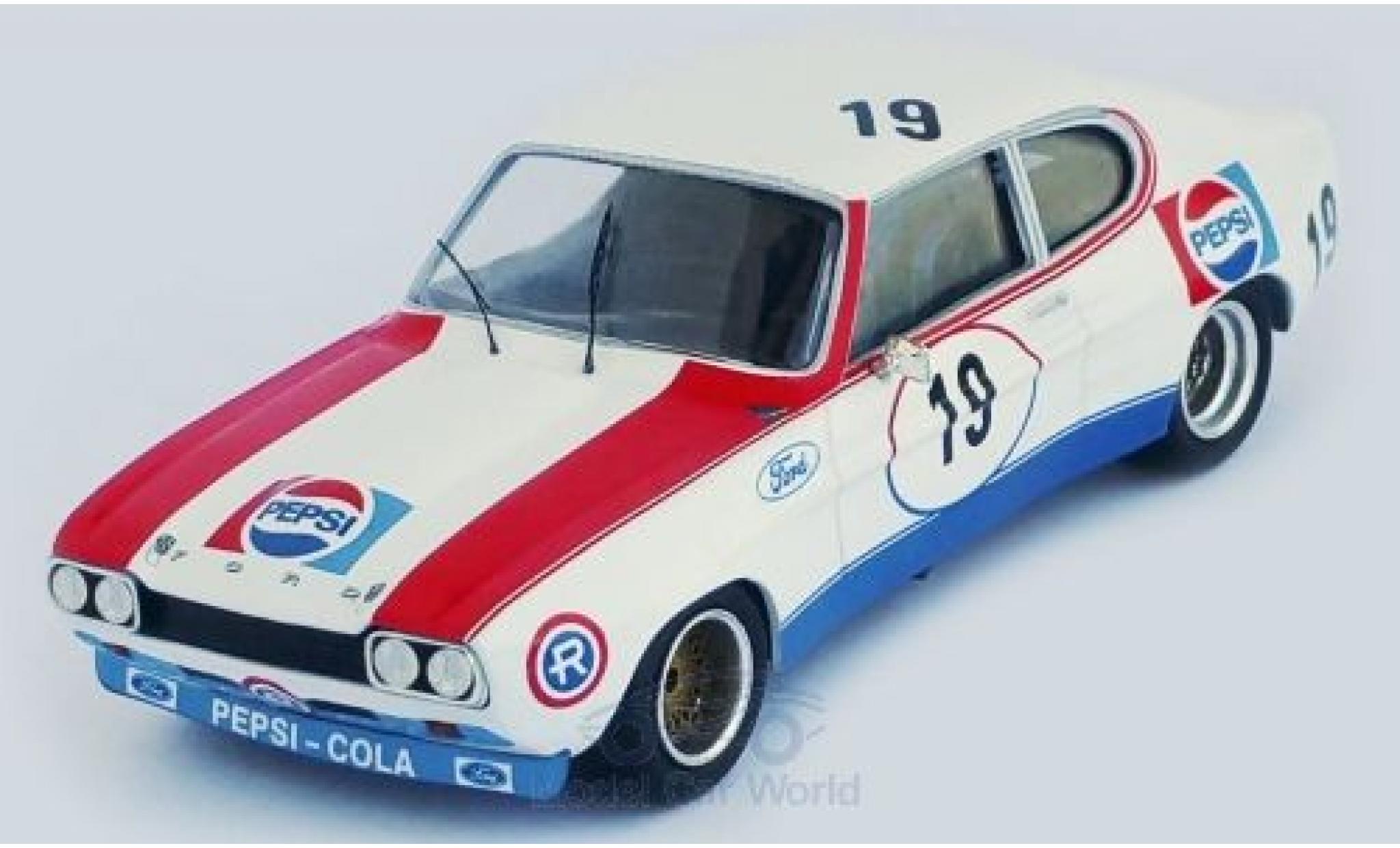 Ford Capri 1/43 Trofeu MKI RS 2600 No.19 Pepsi 4h Monza 1973 A.R.Gimenez/J.Mesia diecast model cars