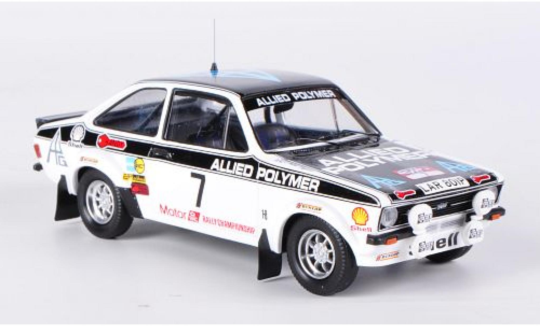Ford Escort 1/43 Trofeu II RS 1800 No.7 Allied Polymer Rally Wales 1976 A.Vatanen diecast model cars