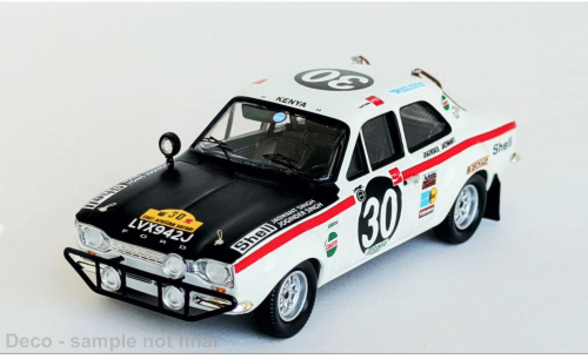 Ford Escort 1/43 Trofeu MK I East African Safari Rally 1971 #30 1:43 diecast model cars