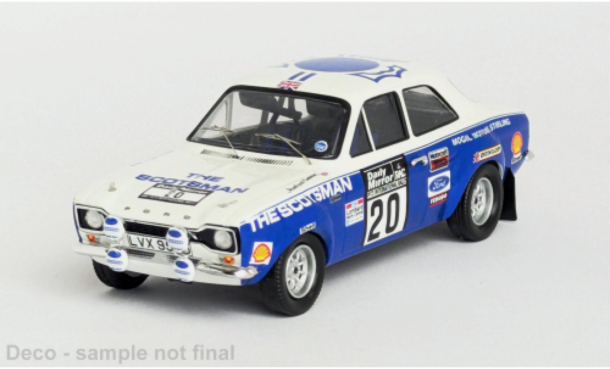 Ford Escort 1/43 Trofeu MK I RAC Rally 1973 #20 1:43 diecast model cars
