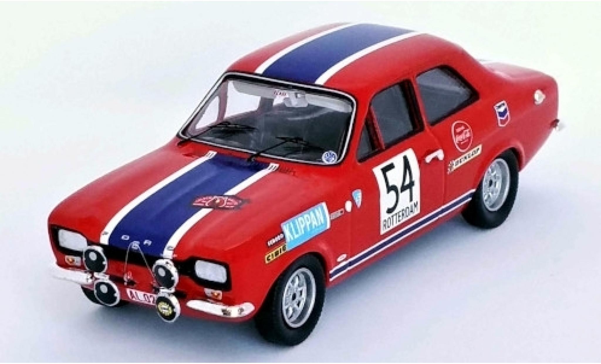 Ford Escort 1/43 Trofeu MK I RHD No.54 Tulpenrallye 1969 G.Staepelaere/A.Aerts diecast model cars