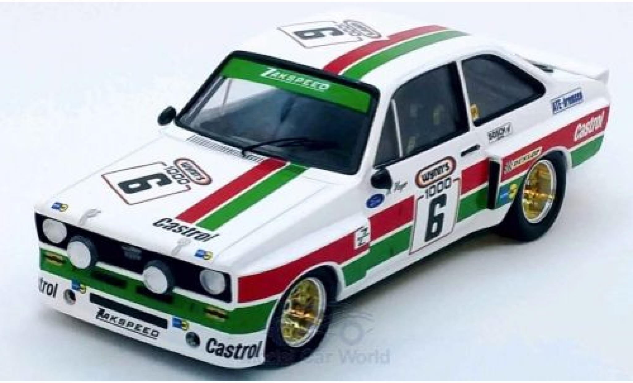 Ford Escort 1/43 Trofeu MK II No.6 Zakspeed Castrol 1000 Km Kyalami 1975 H.Heyer/J.Mass/P.Hennige diecast model cars