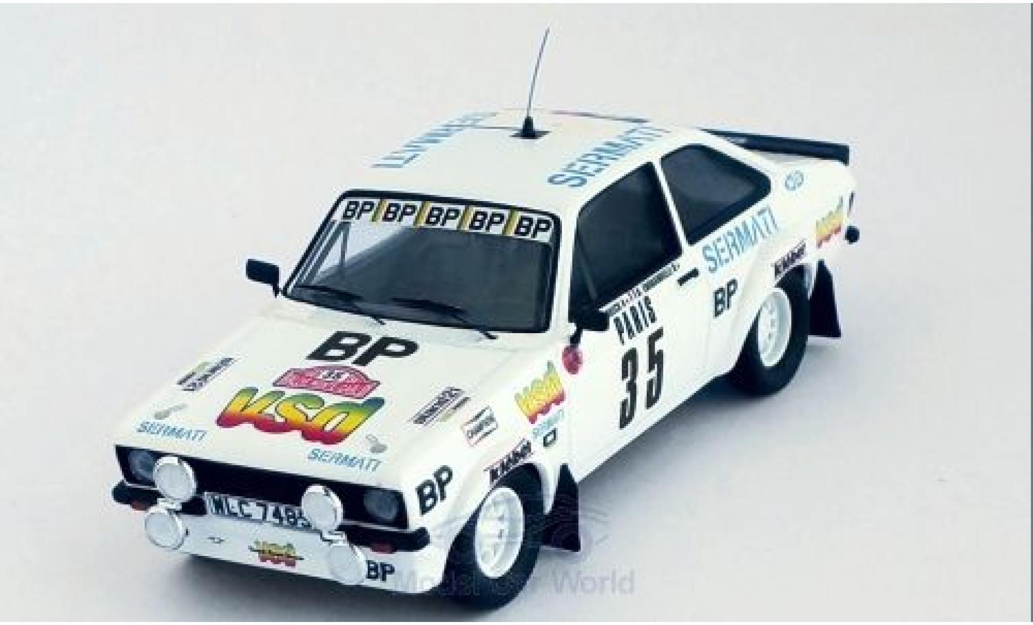 Ford Escort 1981 1/43 Trofeu MK II RS 1800 No.35 vsd Rally WM Rally Monte Carlo 1981 D.Snobeck/D.Emmanuelli diecast model cars