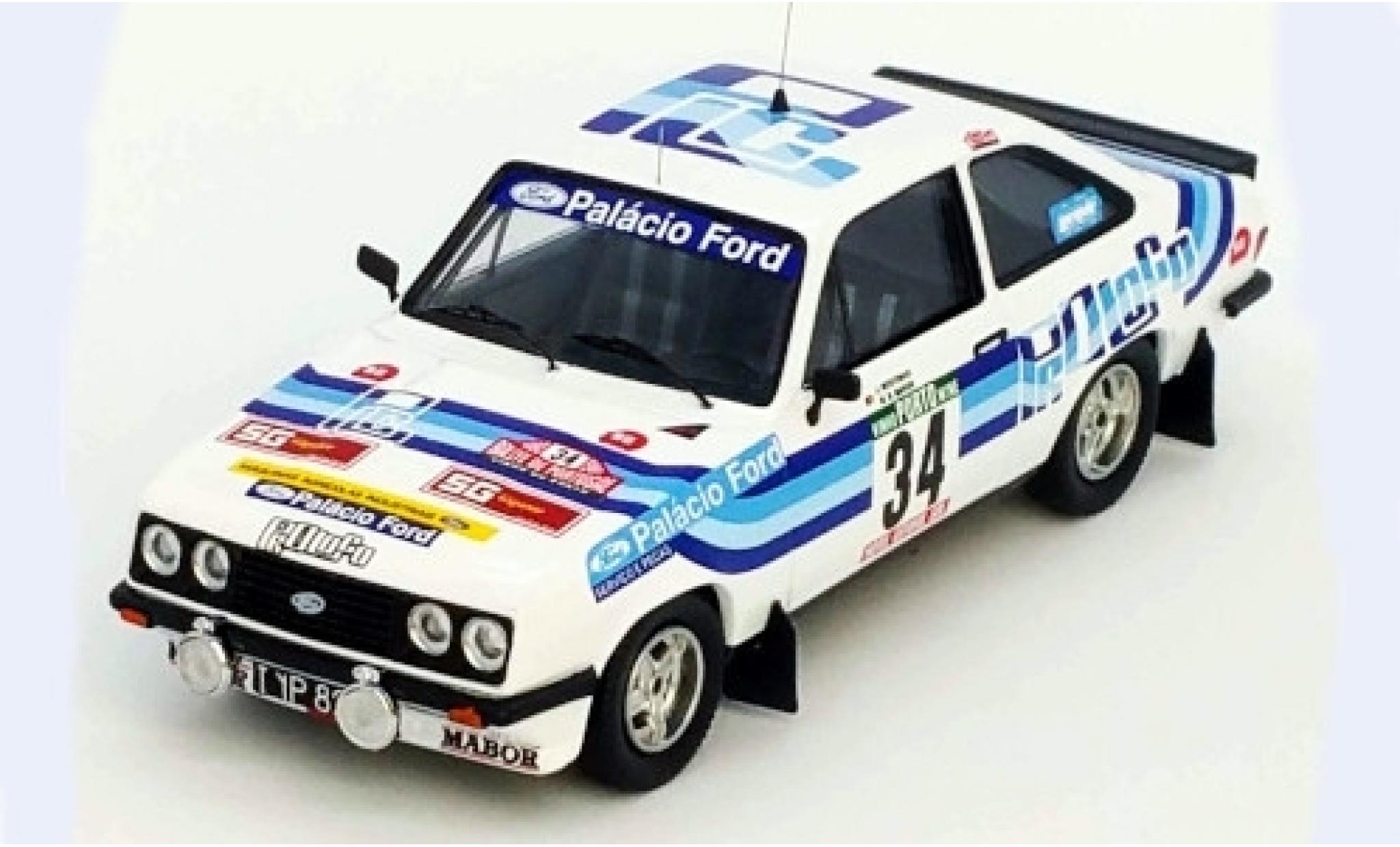 Ford Escort 1/43 Trofeu MK II RS2000 No.34 Palacio Rally WM Rally Portugal 1980 J.Moutinho/M.Sottomayor diecast model cars