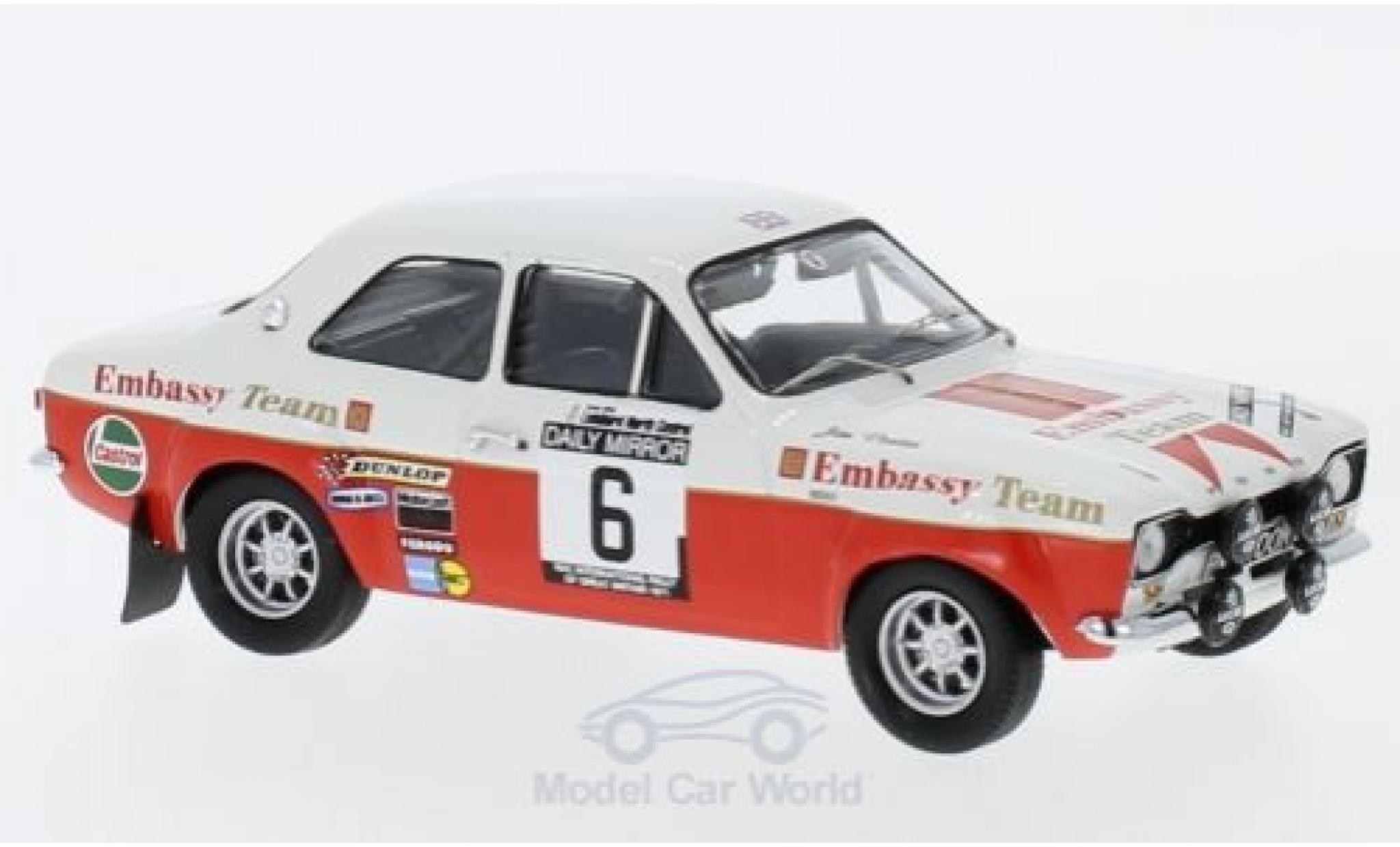 Ford Escort 1/43 Trofeu MK1 No.6 Embassy RAC Rally 1971 R.Clark/J.Porter diecast model cars