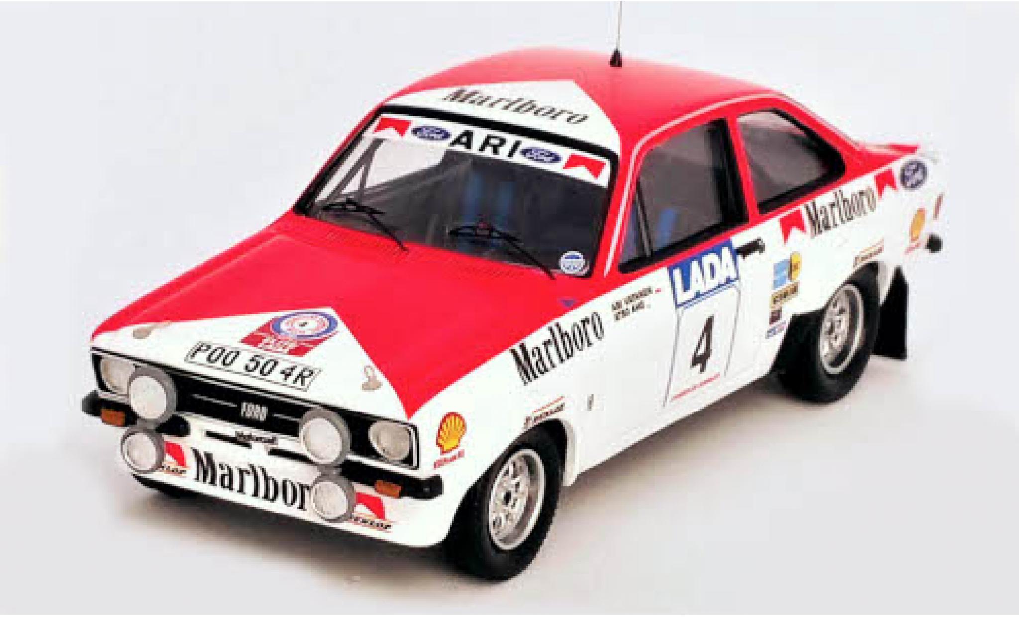 Ford Escort 1/43 Trofeu Mk2 No.4 Toyota Team Europe Rally WM 1000 Lakes Rally 1977 A.Vatanen/A.Aho diecast model cars