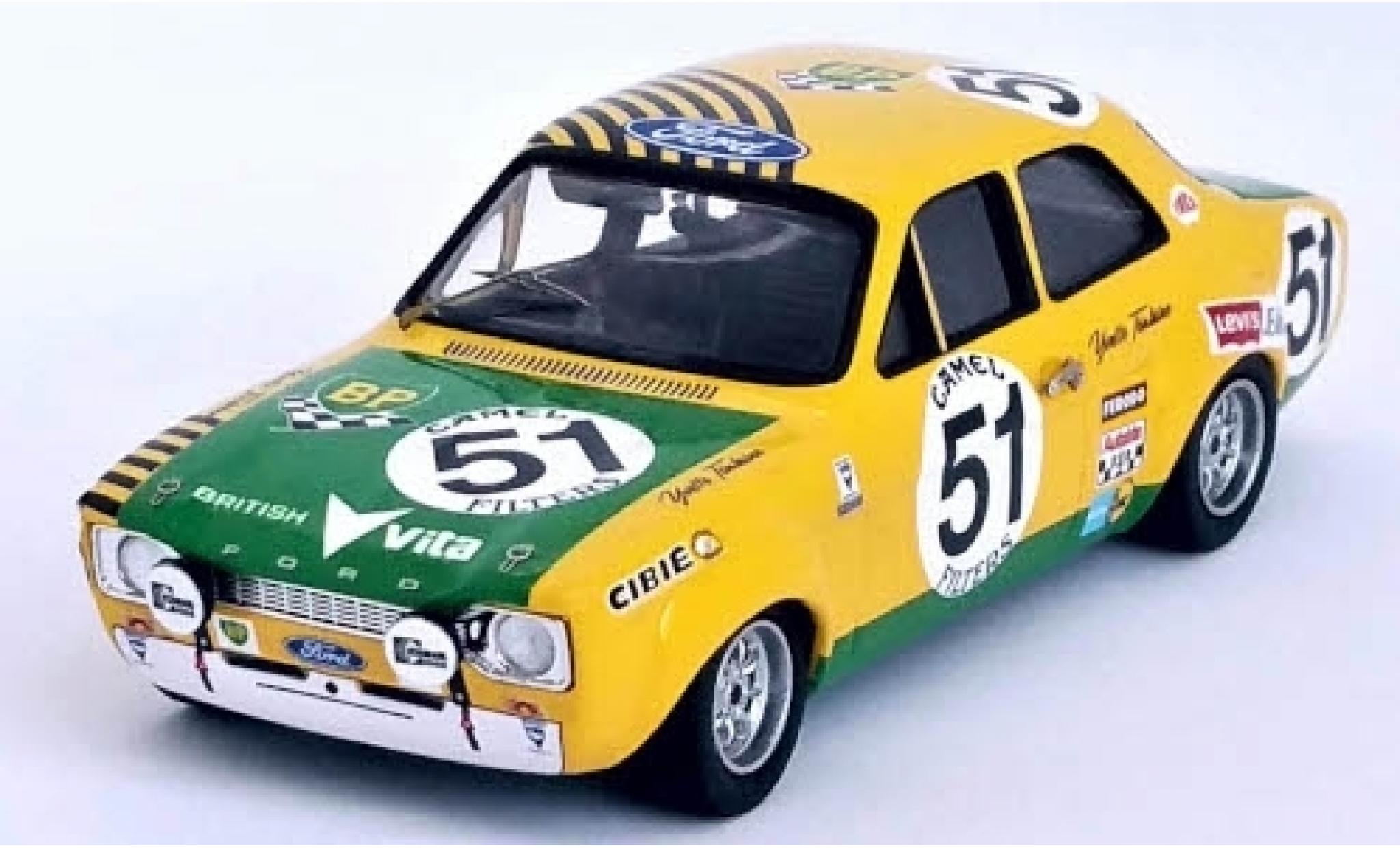 Ford Escort 1/43 Trofeu MkI RHD No.51 BP 24h Spa Francorchamps 1971 H.Akersloot/Y.Fontaine diecast model cars