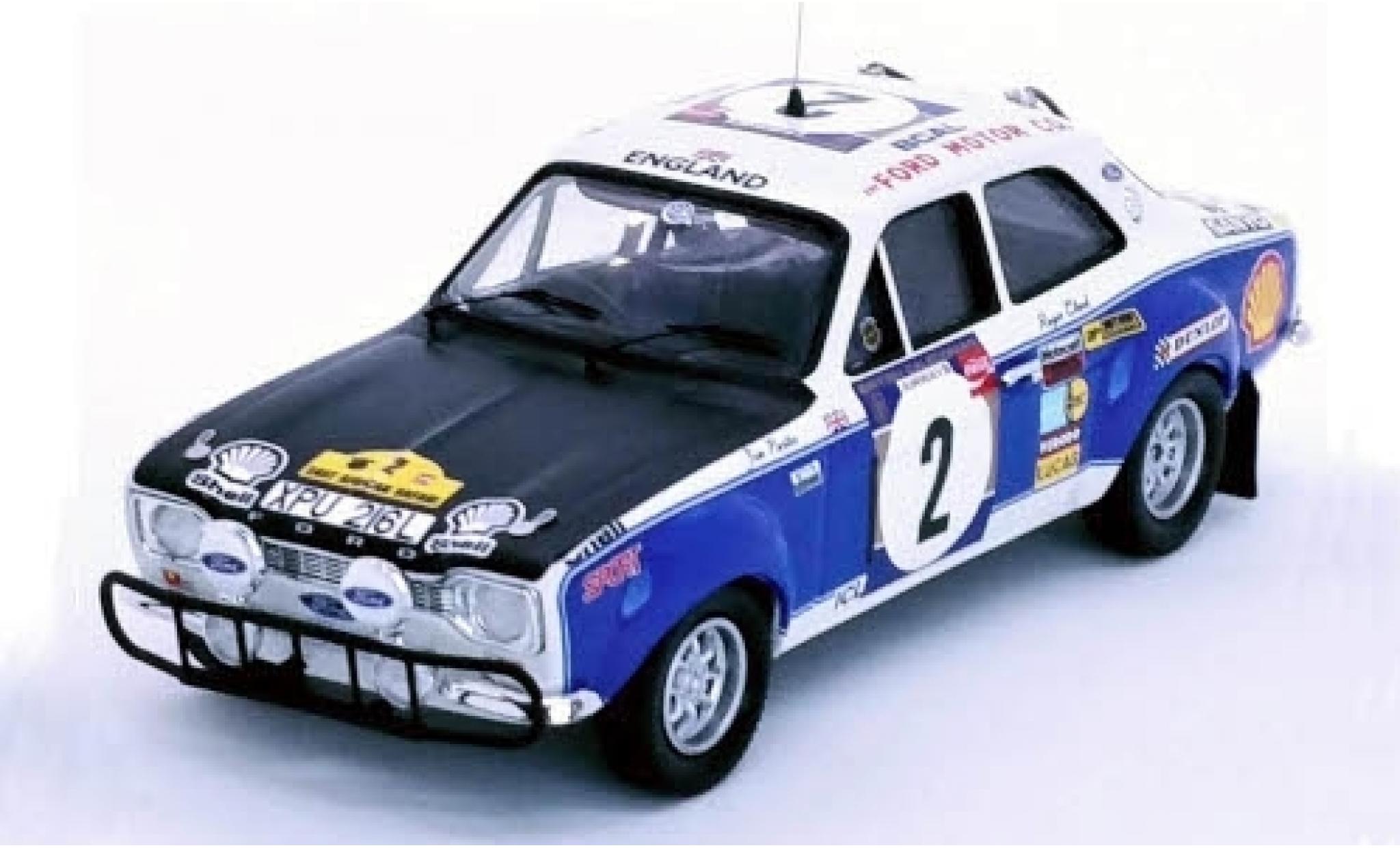 Ford Escort 1/43 Trofeu MkI RS 1600 RHD No.2 Rally WM East African Safari Rally 1973 R.Clark/J.Porter diecast model cars