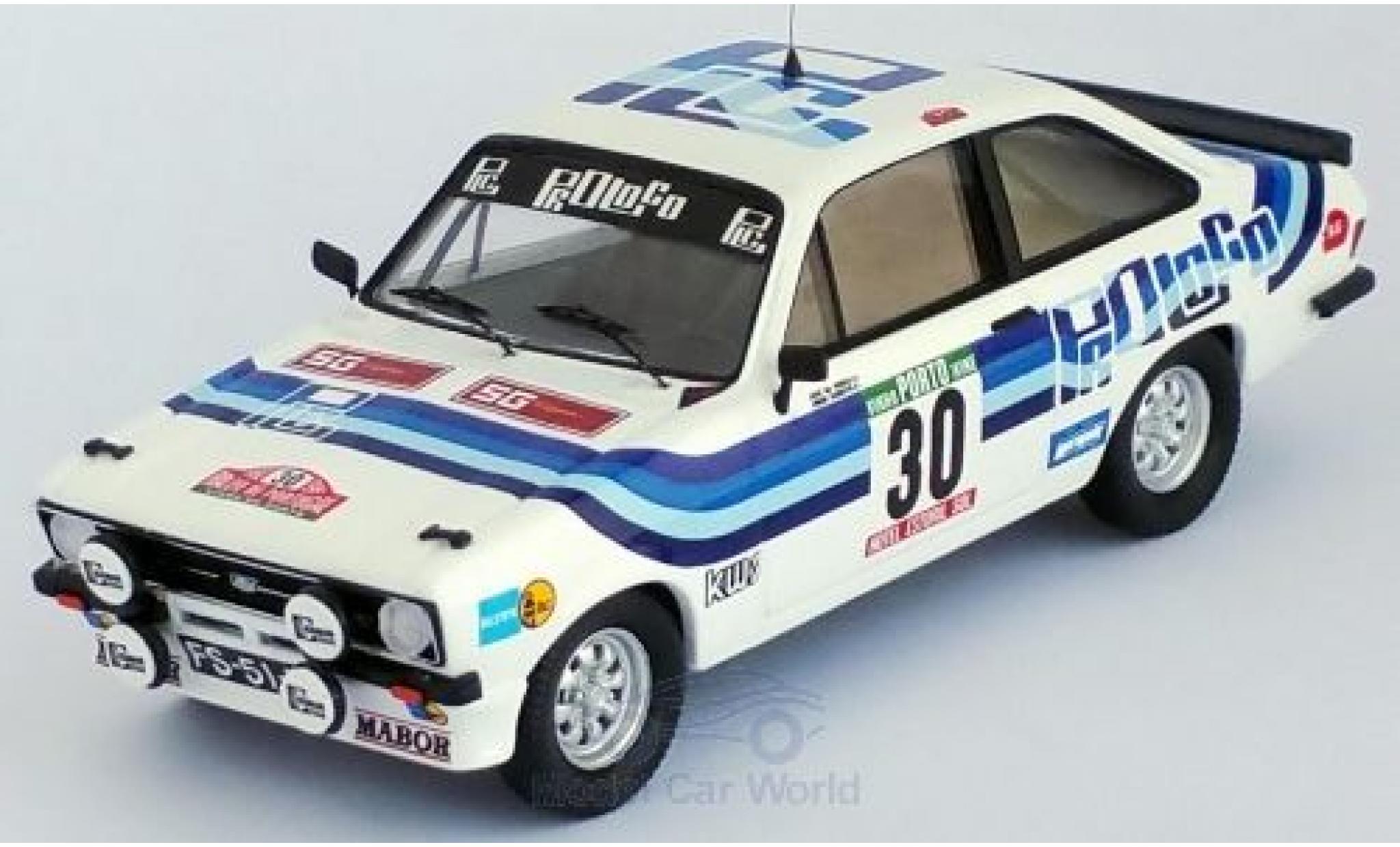 Ford Escort 1/43 Trofeu MKII No.30 Rally WM Rally Portugal 1980 J.M.Cunha/J.Barreto diecast model cars