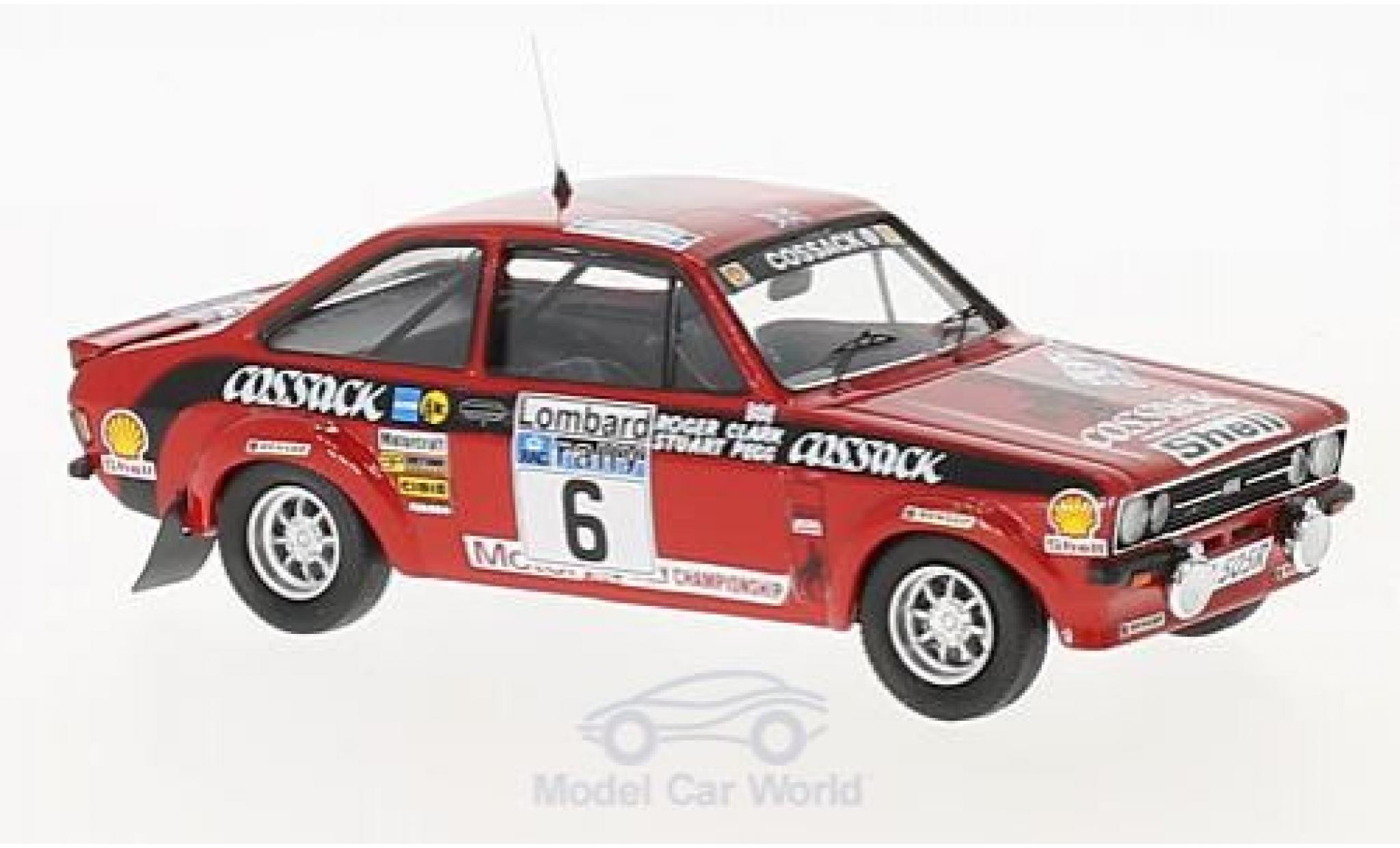 Ford Escort MKI 1/43 Trofeu MKII No.6 Cossack Rally WM RAC Rally 1976 R.Clark/S.Pegg diecast model cars