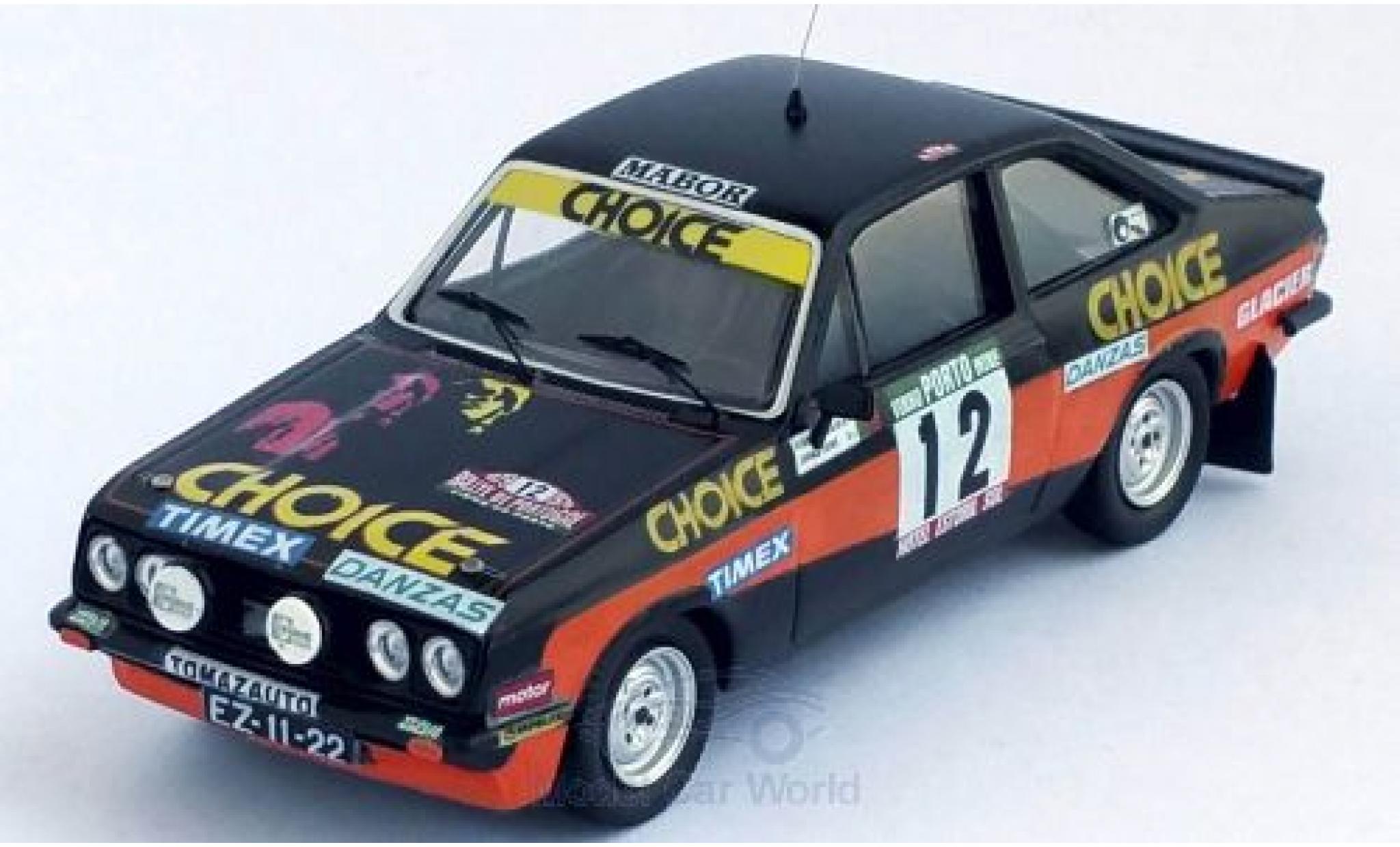 Ford Escort 1/43 Trofeu MKII RS 2000 No.12 Rally WM Rally Portugal 1979 G.Salvi/J.Cirne diecast model cars