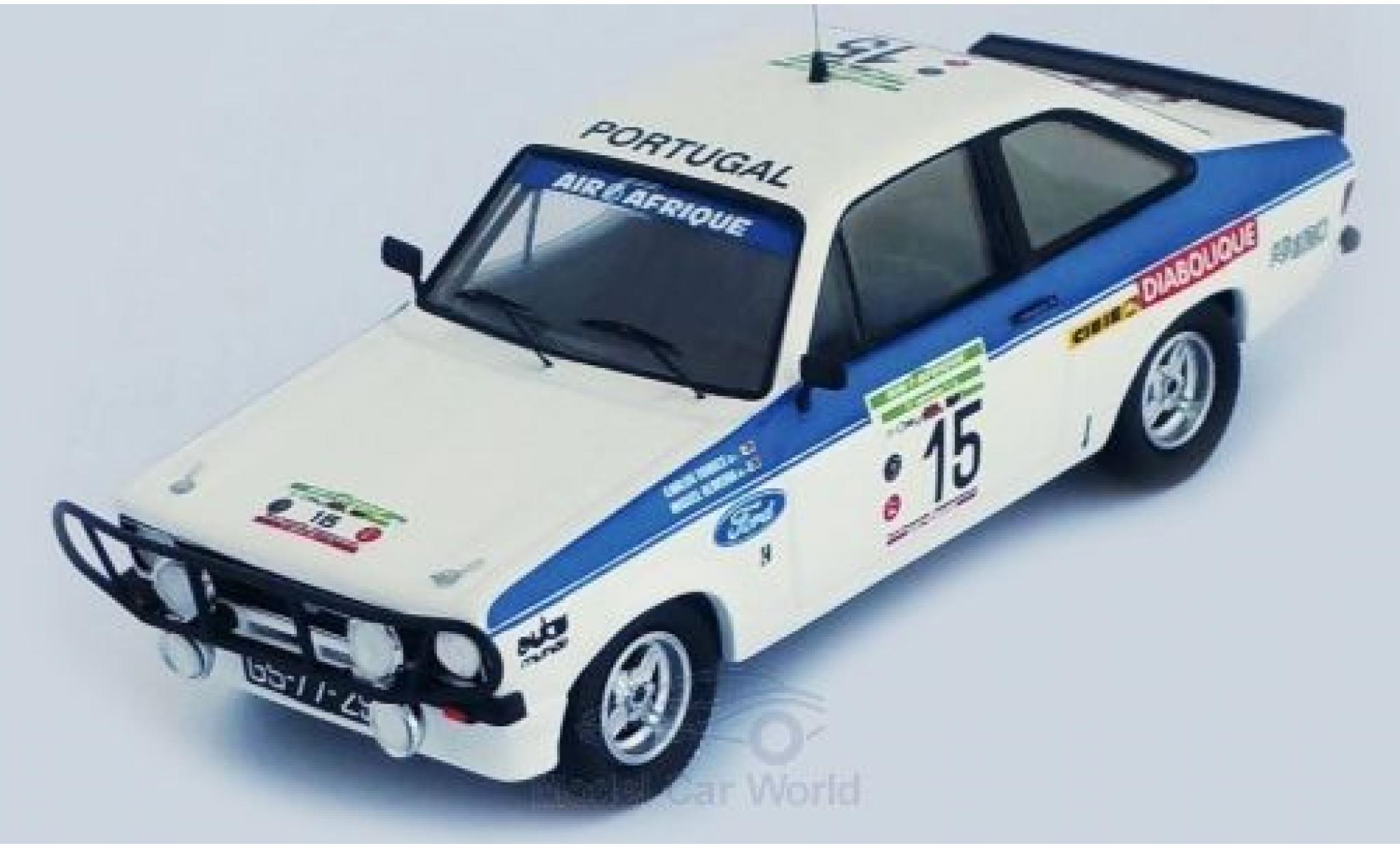 Ford Escort 1/43 Trofeu MKII RS 2000 No.15 Rally WM Rally Bandama 1979 C.Torres/M.Oliveira diecast model cars