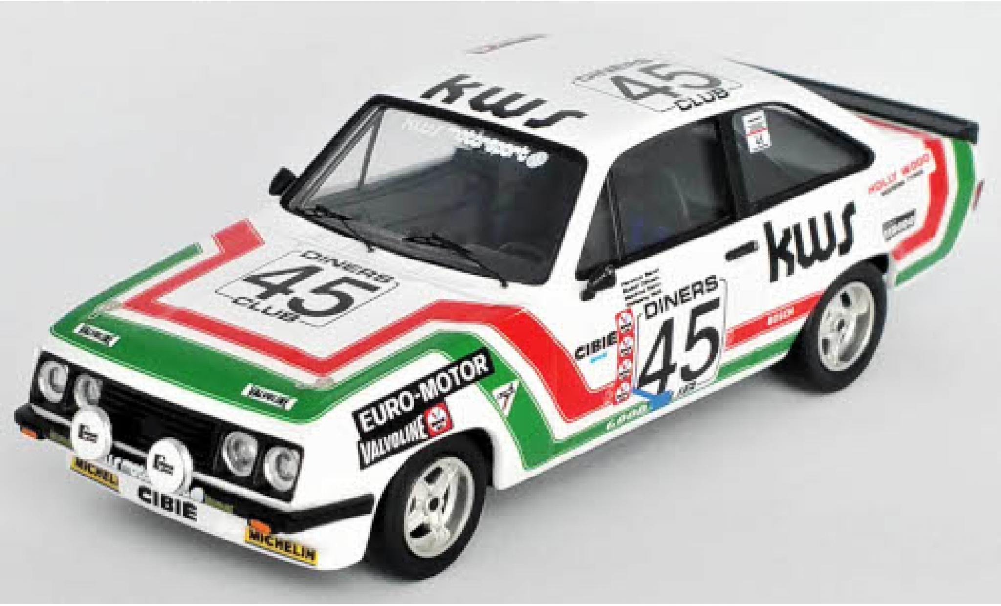 Ford Escort 1/43 Trofeu MKII RS 2000 No.45 KWS Motorsport 24h Spa 1978 H.Bauer/R.D&ouml;tsch/M.Mohr/W.Wolf diecast model cars