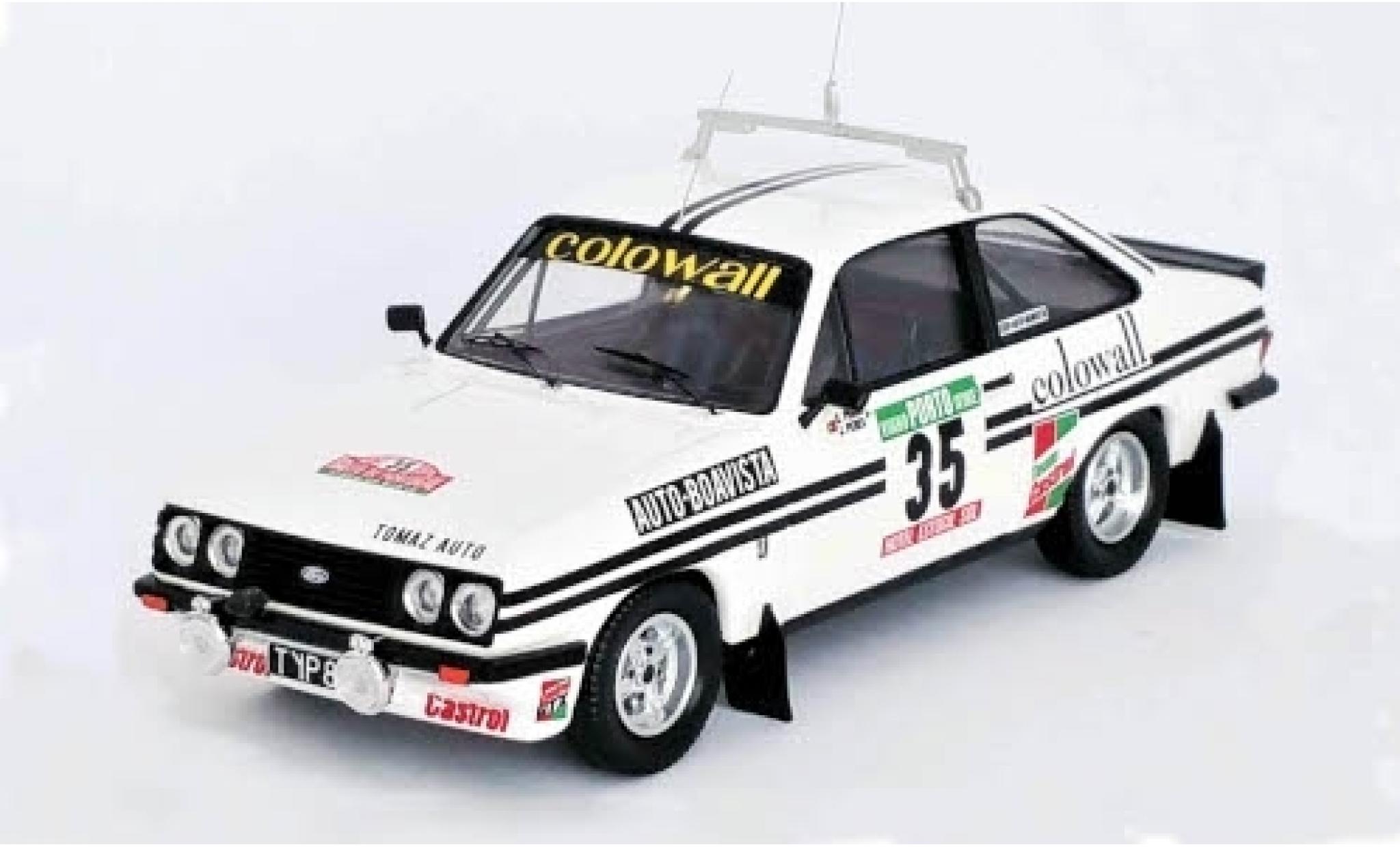 Ford Escort 1/43 Trofeu MkII RS2000 No.35 Tomaz Auto Colowall Rally WM Rally Portugal 1978 C.Peres/J.Peres diecast model cars