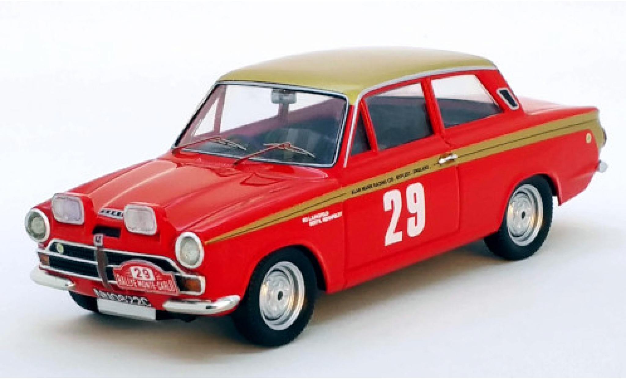Ford Lotus 1/43 Trofeu Cortina RHD No.29 Rally WM Monte Carlo 1966 P.Procter/B.Rehnfeldt diecast model cars
