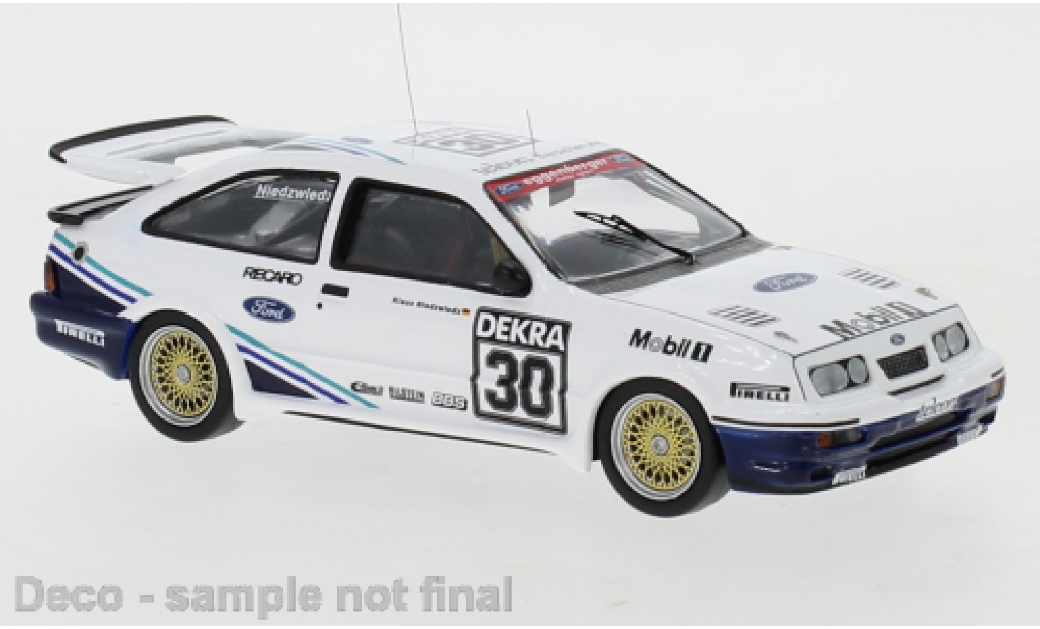 Ford Sierra 1/43 Trofeu RS 500 Cosworth No.30 Eggenberger Motorsport DTM 1989 exclusive Model Car World K.Niedzwiedz diecast model cars
