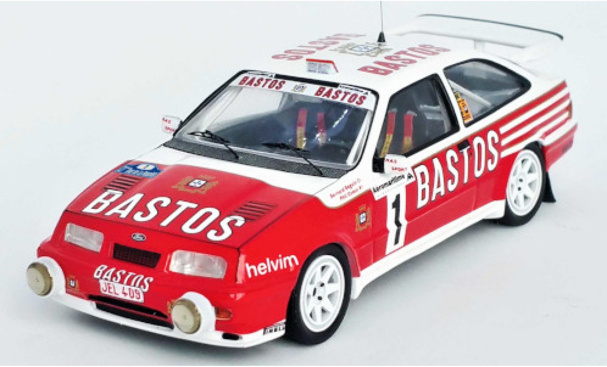 Ford Sierra 1/43 Trofeu RS Cosworth No.1 RAS Sport Bastos Tour Auto de la Reunion 1990 B.Beguin/P.Ozoux diecast model cars