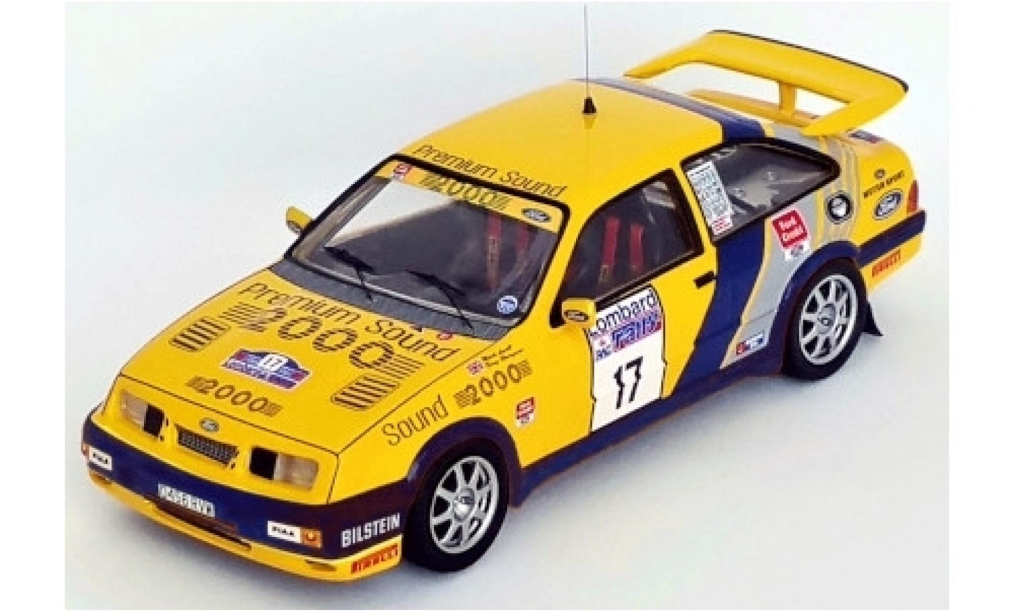 Ford Sierra 1/43 Trofeu RS Cosworth No.17 Rally WM RAC Rally 1988 M.Lovell/T.Harryman diecast model cars