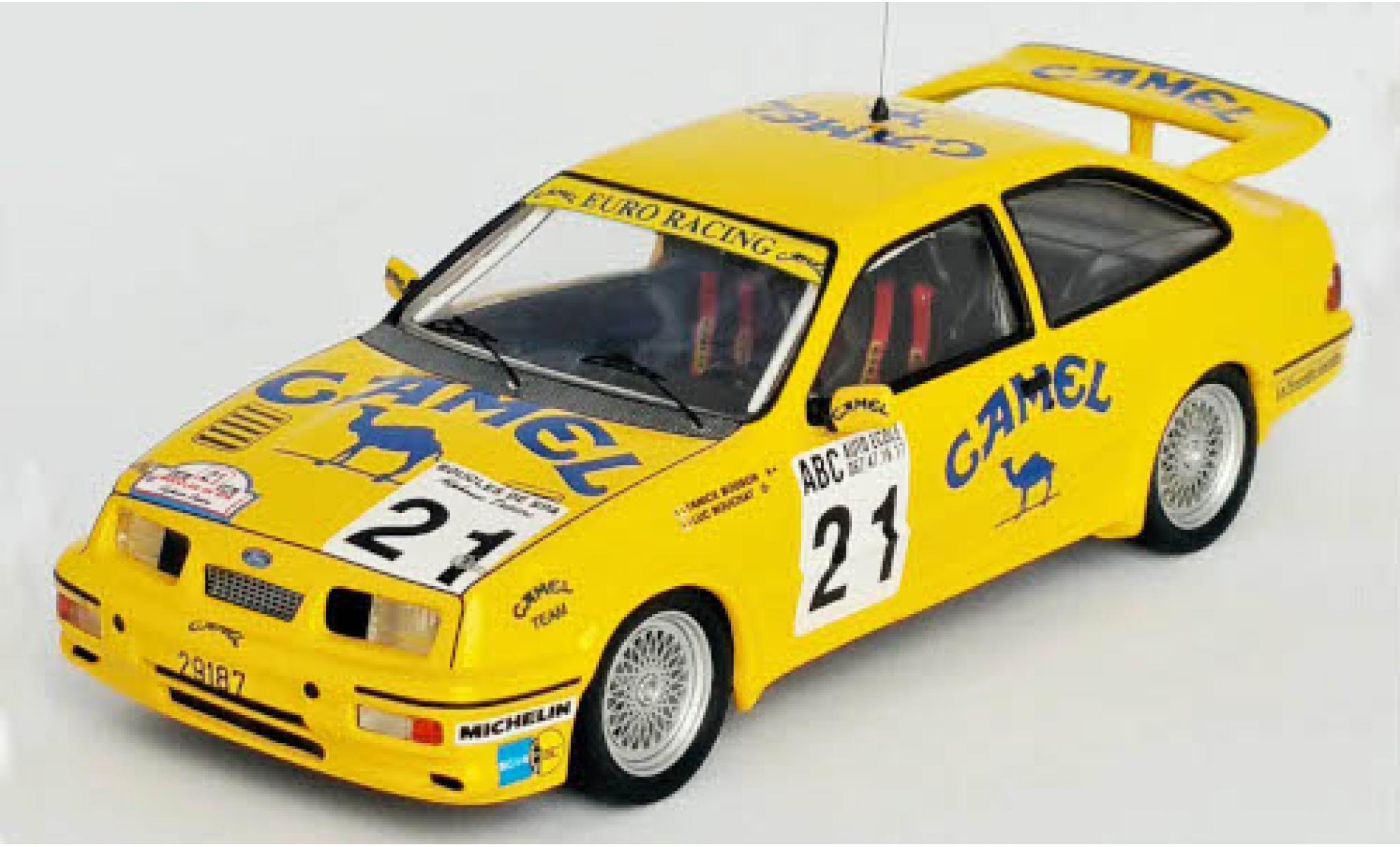 Ford Sierra 1/43 Trofeu RS Cosworth No.21 Euro Racing Camel Boucles de Spa 1989 Y.Bodson/L.Bouchat diecast model cars