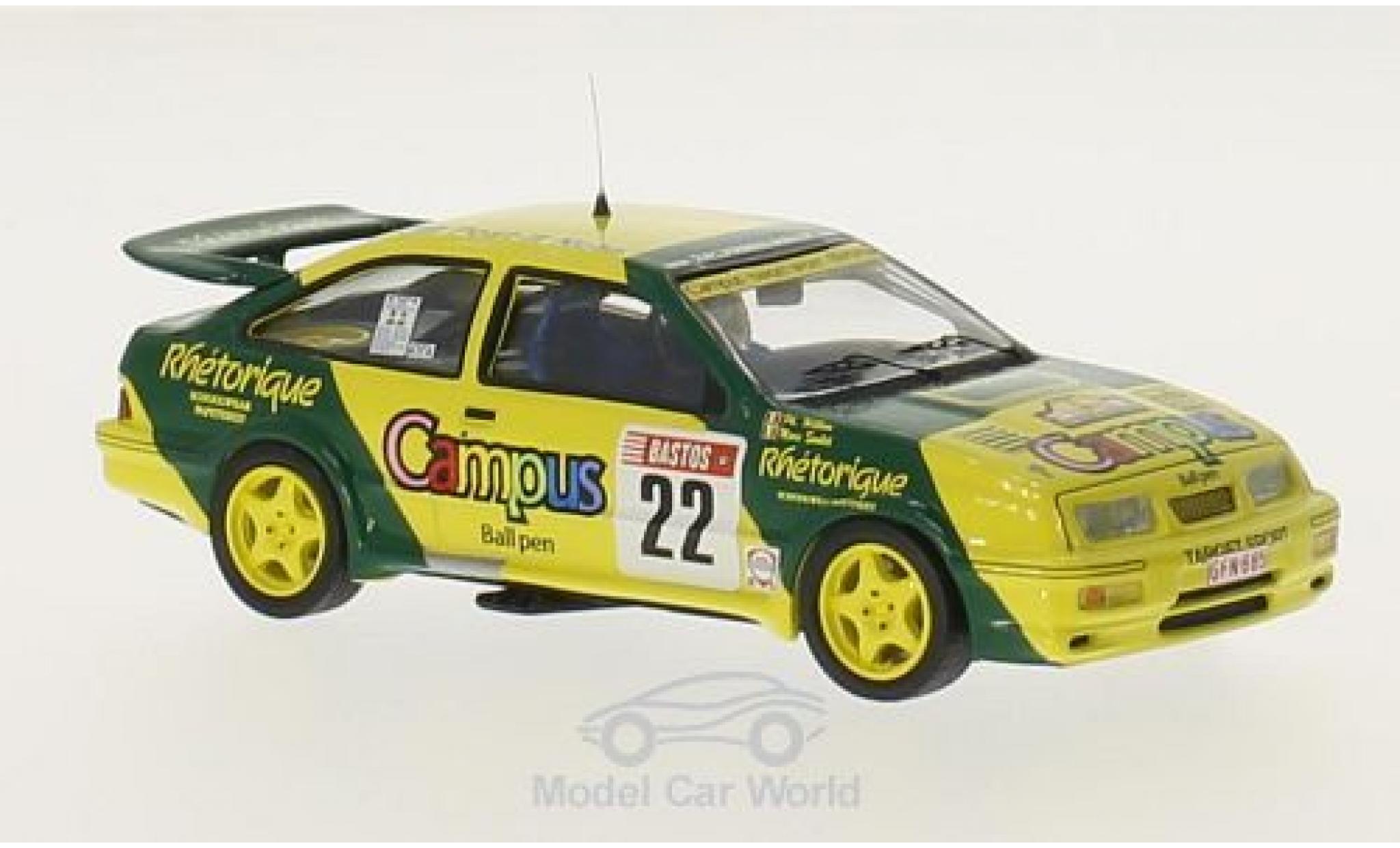 Ford Sierra 1/43 Trofeu RS Cosworth No.22 Target Sport Campus 24h Ypres 1988 M.Soulet/P.Willem diecast model cars