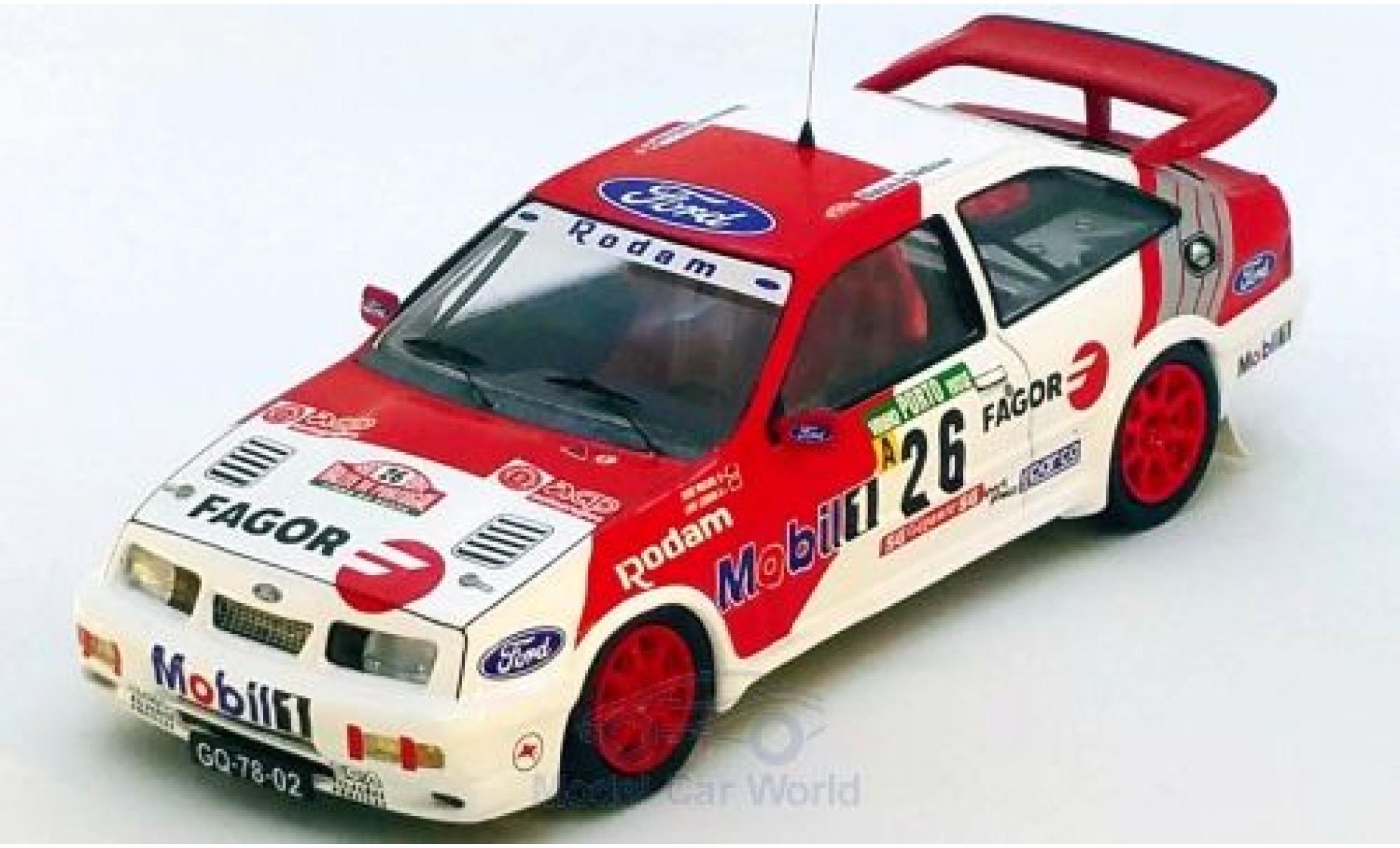 Ford Sierra 1/43 Trofeu RS Cosworth No.26 Rally WM Rally Portugal 1992 J.Miguel/L.Lisboa diecast model cars