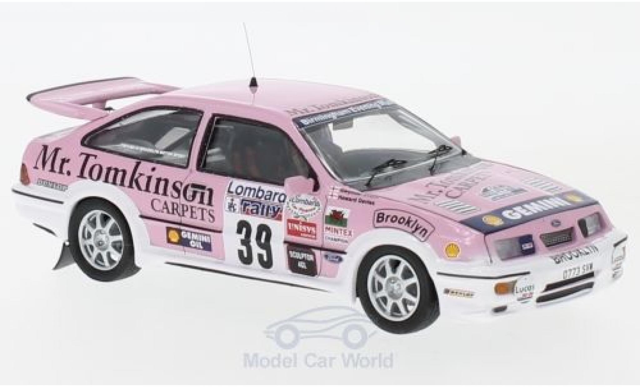 Ford Sierra Cosworth 1/43 Trofeu RS Cosworth No.39 Rally WM RAC Rally 1989 G.Evans/H.Davies diecast model cars