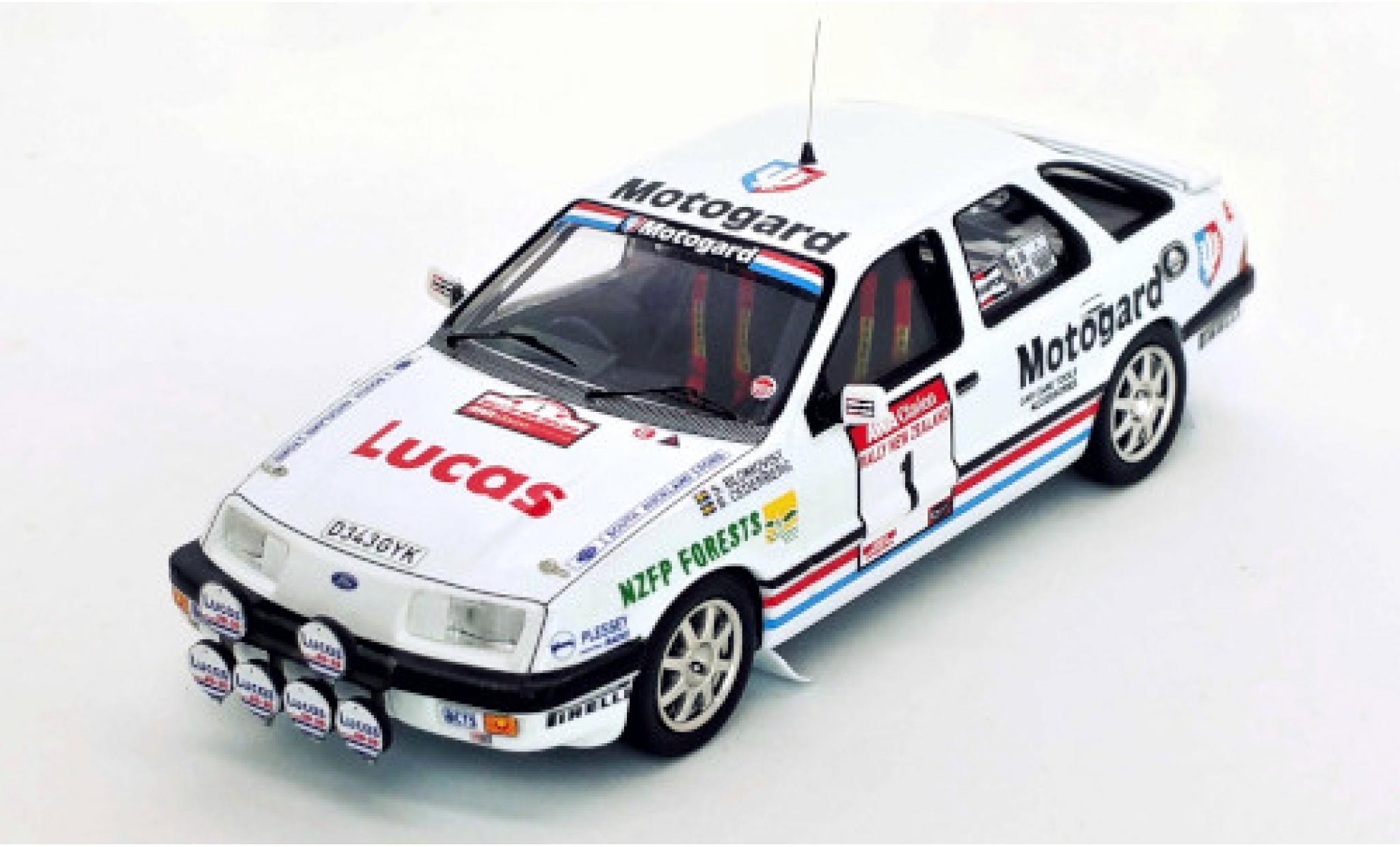 Ford Sierra 1/43 Trofeu XR4x4 RHD No.1 Motogard Rally WM Rally Neuseeland 1987 S.Blomqvist/B.Cederberg diecast model cars