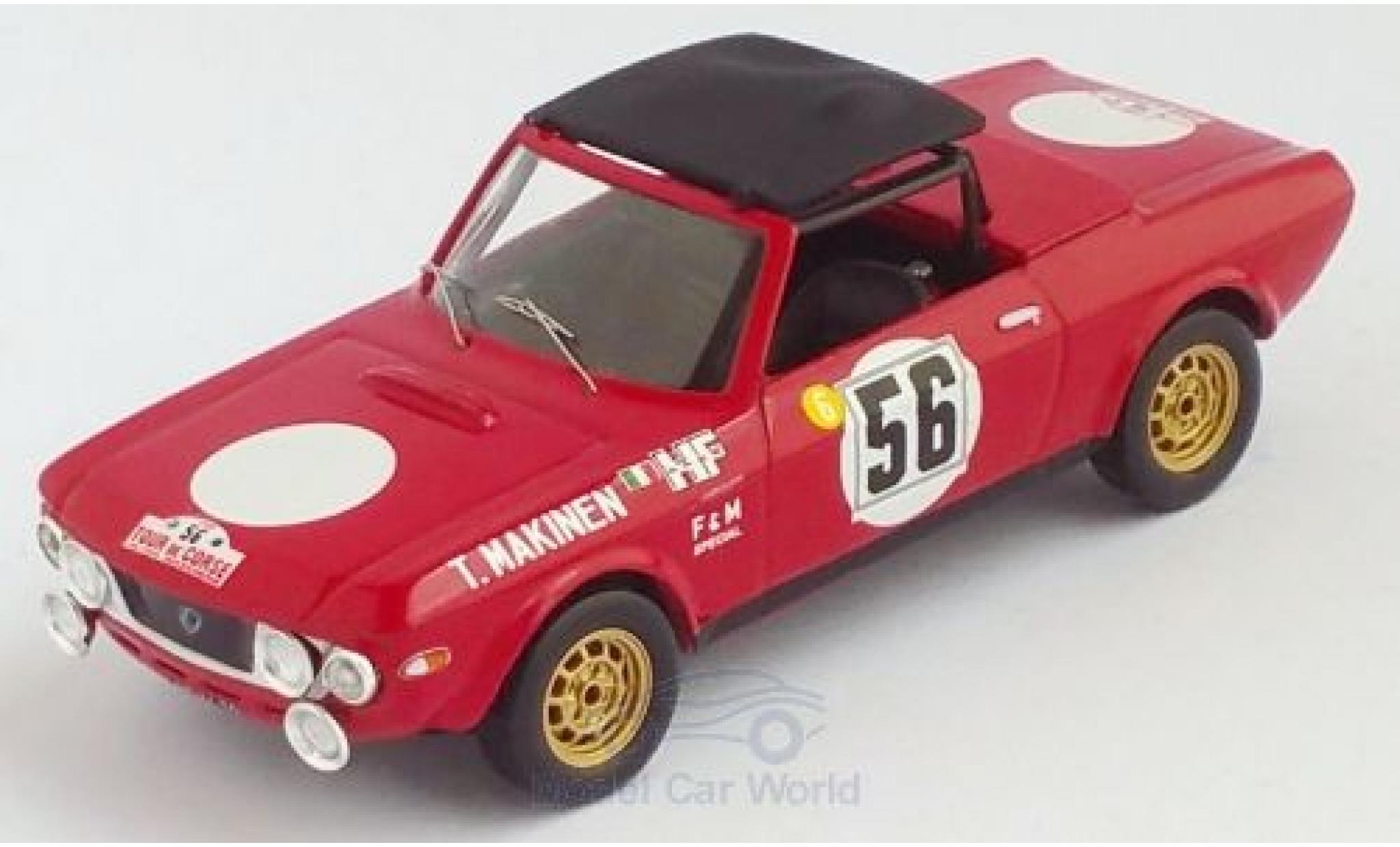 Lancia Fulvia 1/43 Trofeu F&M No.56 Tour de Corse 1969 T.Makinen/P.Easter diecast model cars