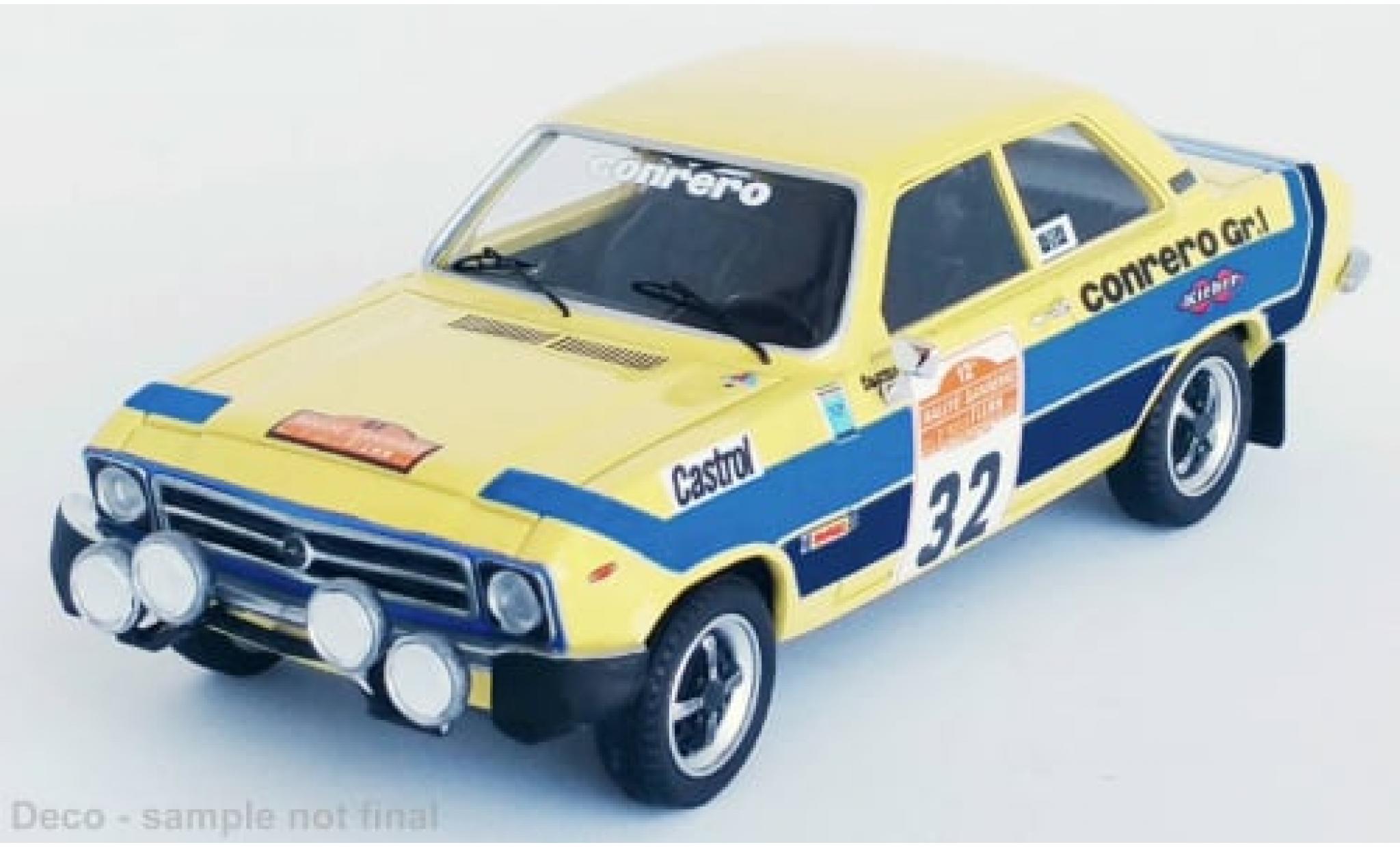 Opel Ascona 1/43 Trofeu A No.32 Rally WM Rally San Remo 1974 1:43 diecast model cars