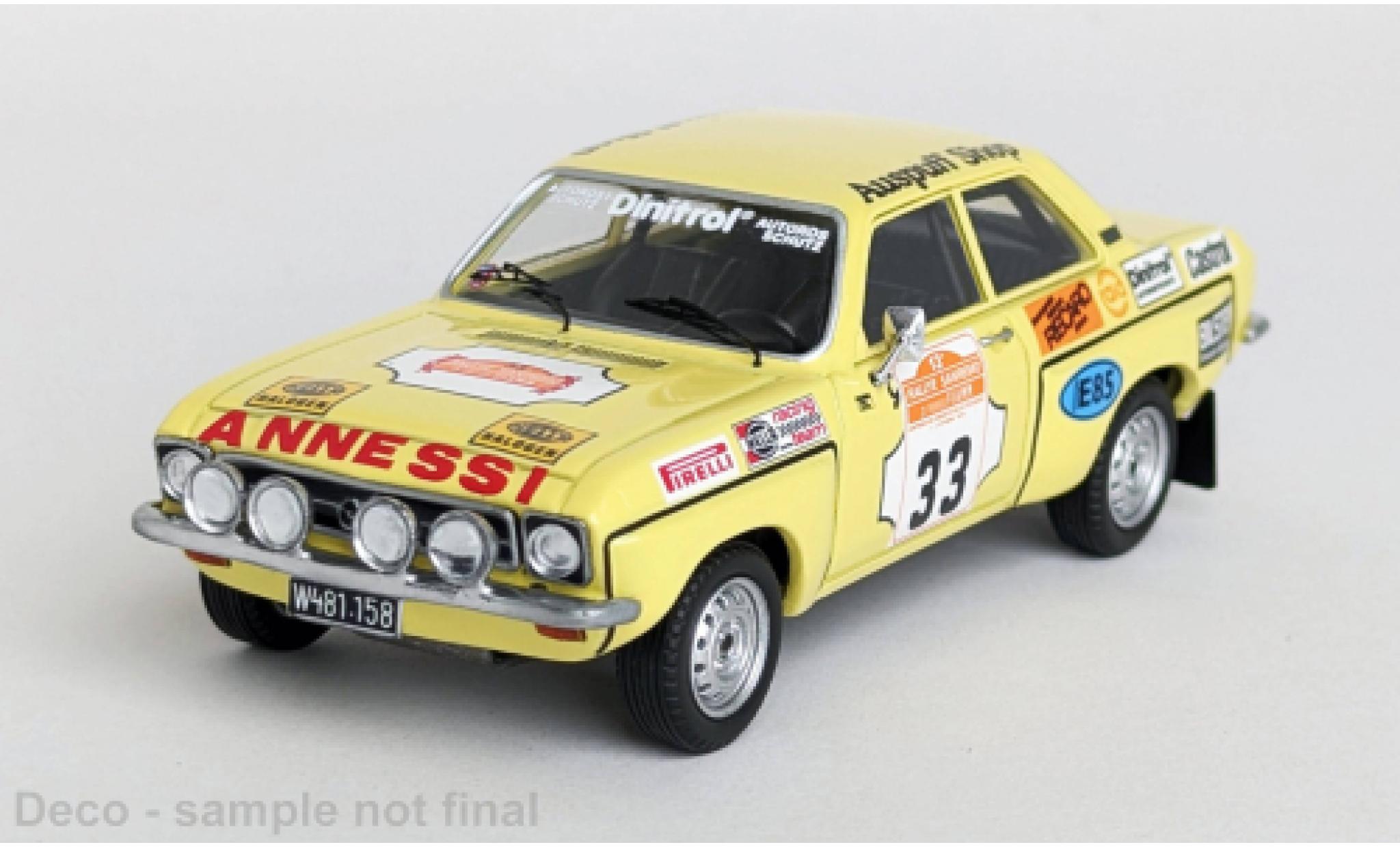 Opel Ascona 1/43 Trofeu Rally Sanremo 1975 #33 1:43 diecast model cars