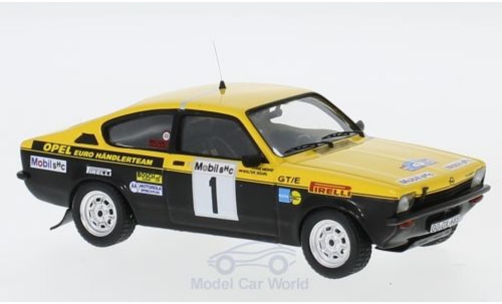 Opel Kadett 1/43 Trofeu C GT/E No.1 Euro H&auml;ndlerteam Rally DM Westfalen-Lippe Rally 1977 W.R&ouml;hrl/H.Menne diecast model cars
