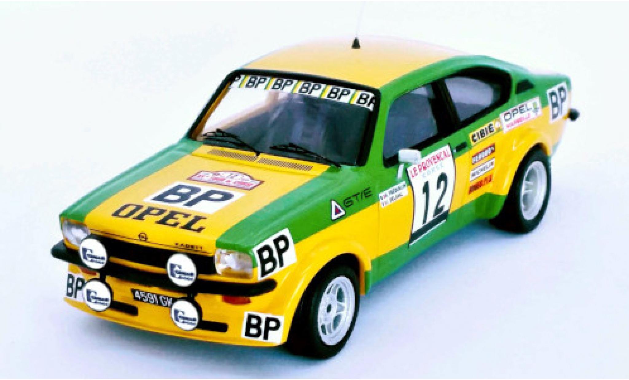Opel Kadett 1/43 Trofeu C GT/E No.12 BP Rally WM Tour de Corse 1976 G.Frequelin/J.Delaval diecast model cars