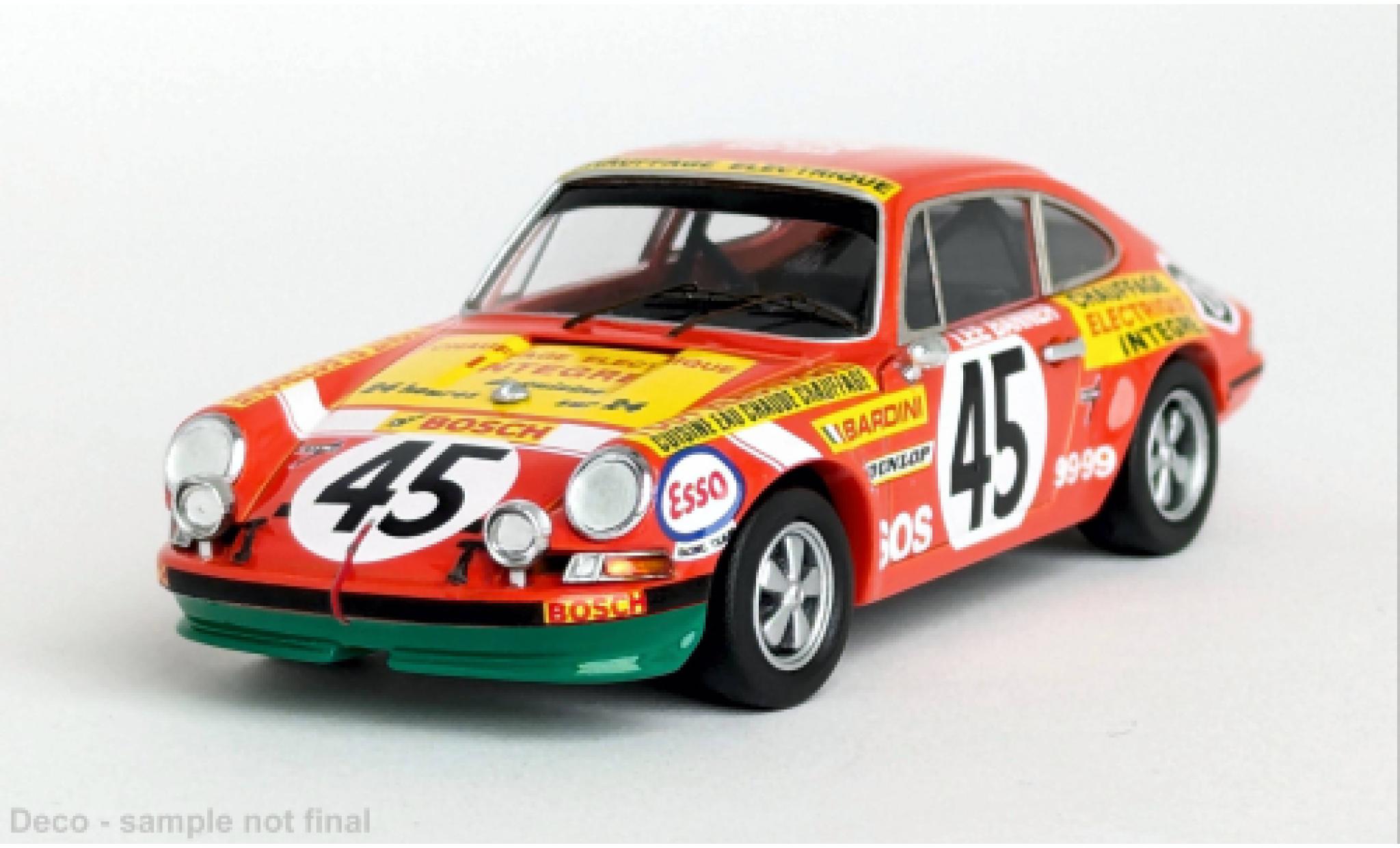 Porsche 911 1/43 Trofeu S 24h Le Mans 1972 #45 1:43 diecast model cars