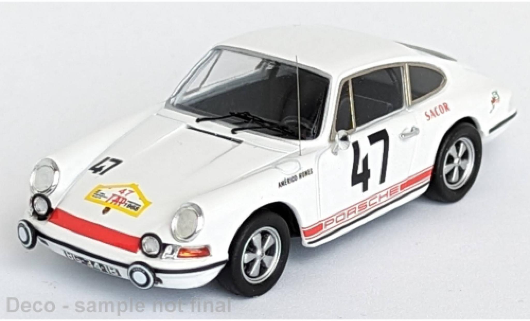 Porsche 911 1/43 Trofeu S No.47 Rally Portugal 1968 1:43 diecast model cars