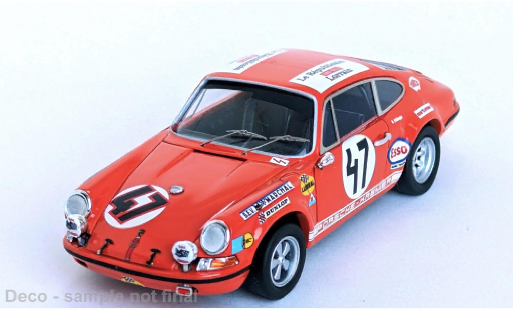 Porsche 911 1/43 Trofeu S 24h Le Mans 1970 Ecurie Luxembourg #47 1:43 diecast model cars