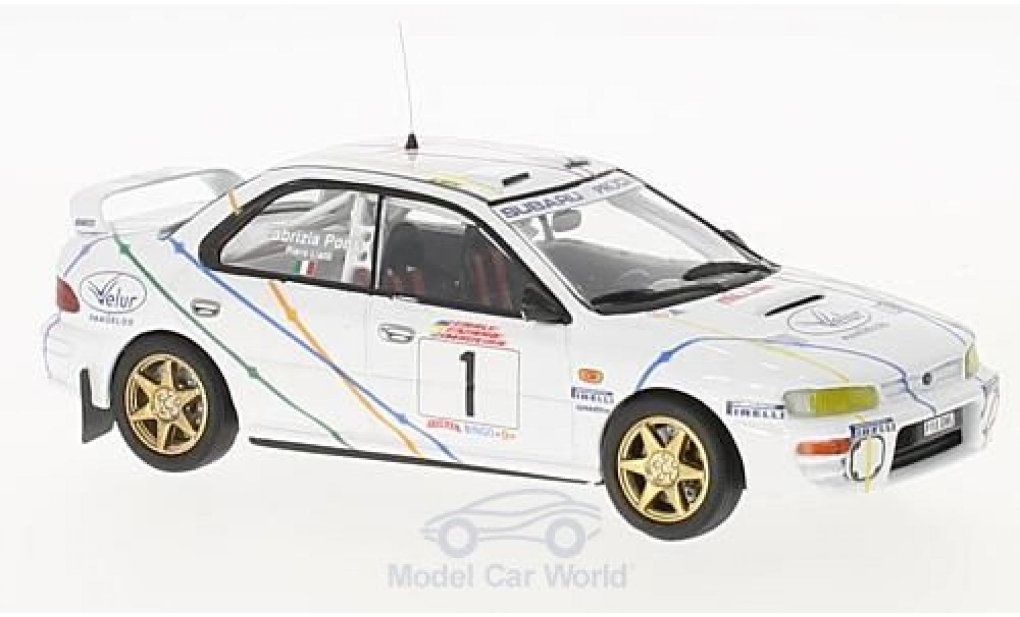 Subaru Impreza 1/43 Trofeu 4x4 Turbo No.1 Rally Madeira 1995 P.Liatti/F.Pons diecast model cars