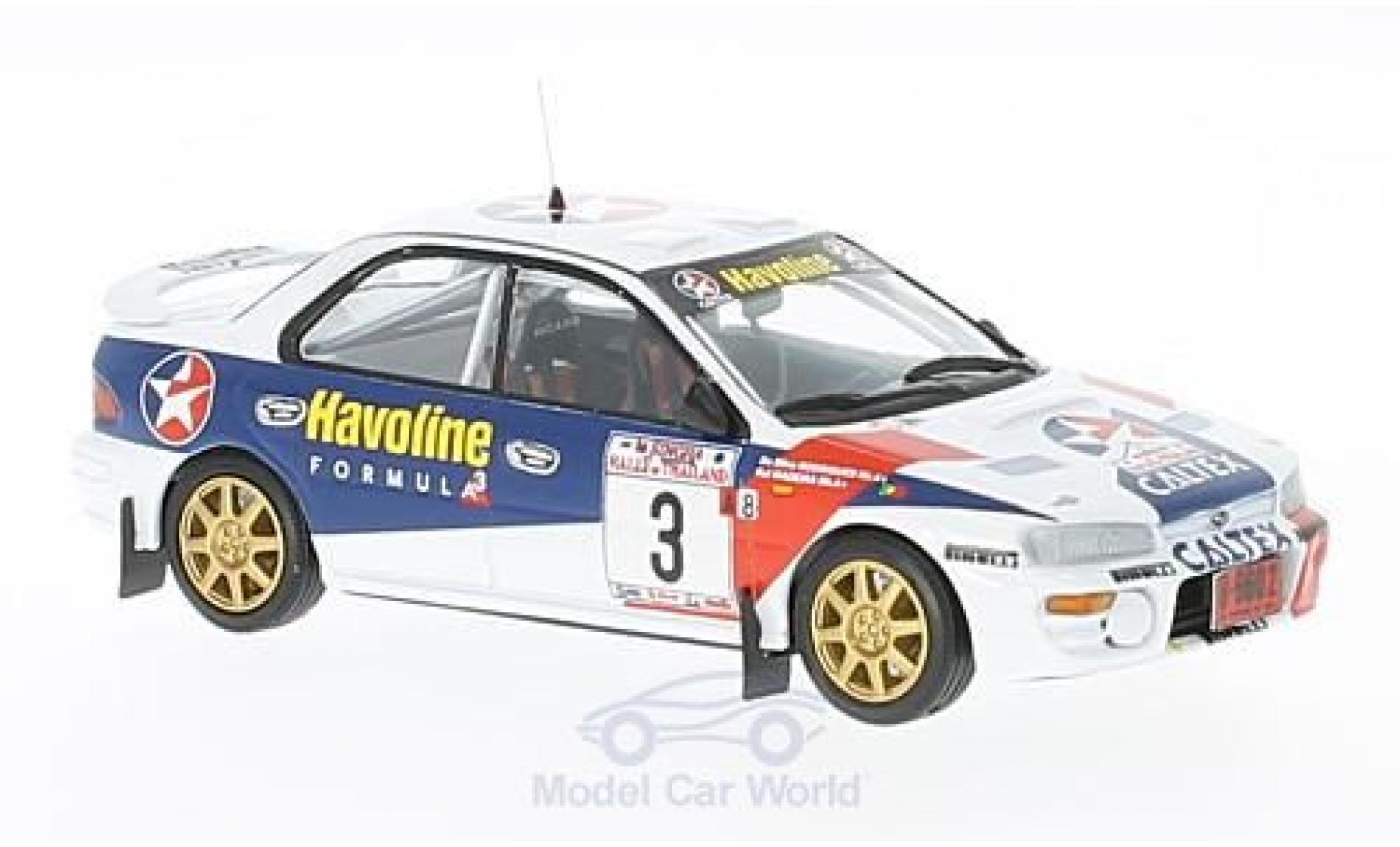 Subaru Impreza 1/43 Trofeu 4x4 Turbo No.3 Rally Thailand 1997 R.Madeira/N.R.Silva diecast model cars