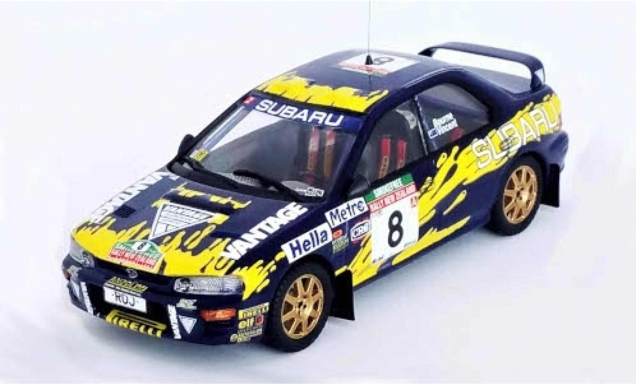Subaru Impreza 1/43 Trofeu 555 No.8 Rally WM Rally Neuseeland 1997 P.Bourne/R.Vincent diecast model cars